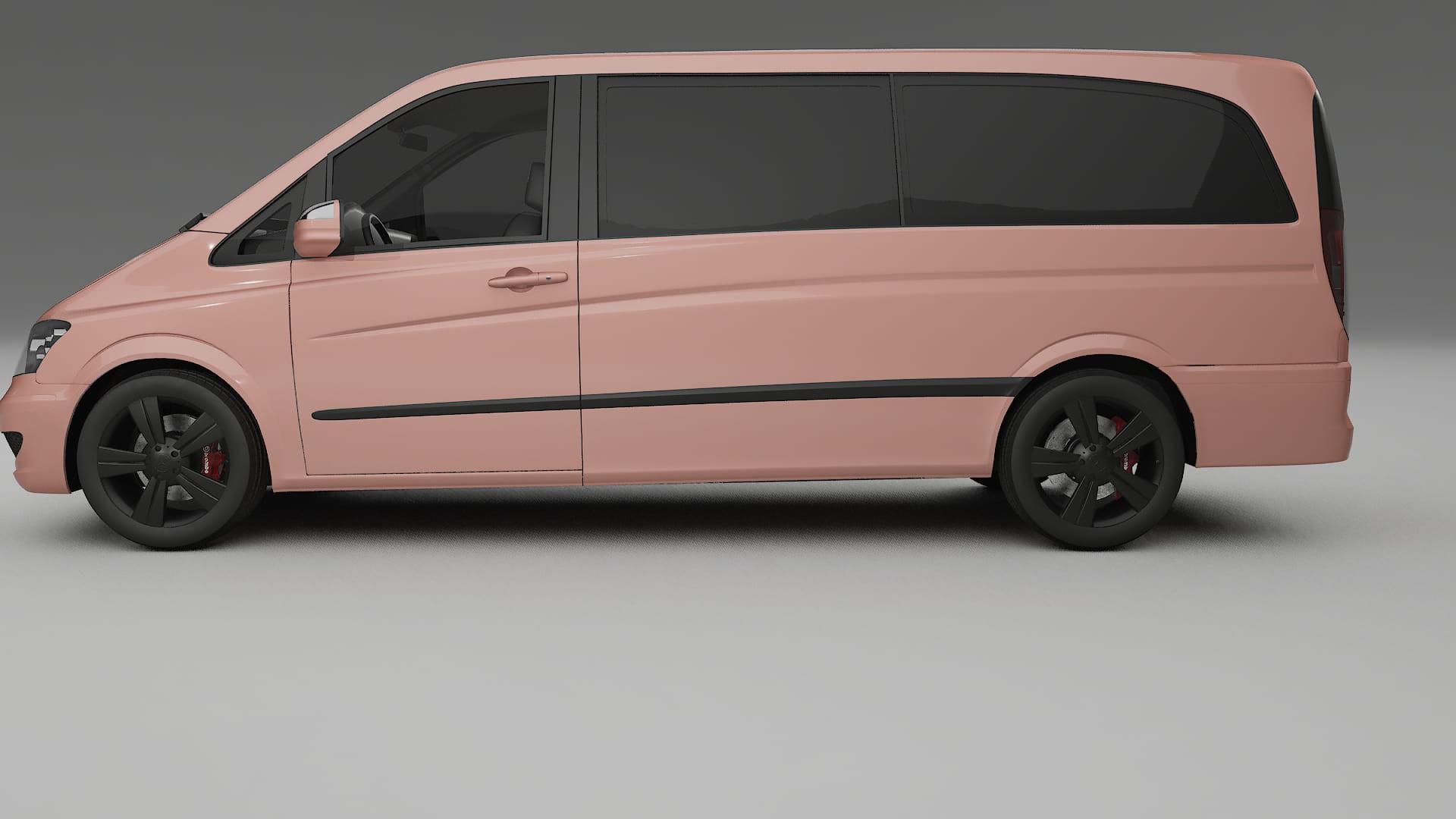 Mercedes Viano Extralong W439 Facelift LCI TPU Lackschutzfolie | BLUSH Farbwechsel PPF – Komplett-Vorgeschnittener Kit