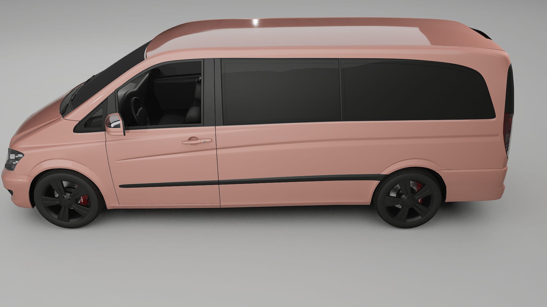 Mercedes Viano Extralong W439 Facelift LCI TPU Lackschutzfolie | BLUSH Farbwechsel PPF – Komplett-Vorgeschnittener Kit
