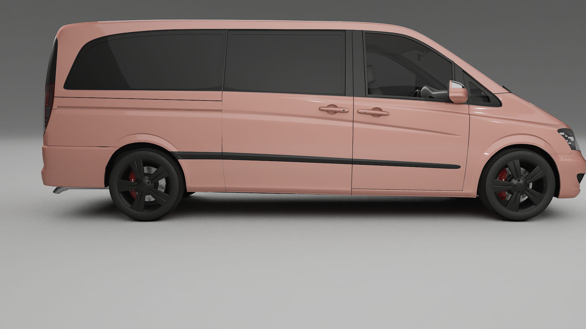 Mercedes Viano Extralong W439 Facelift LCI TPU Lackschutzfolie | BLUSH Farbwechsel PPF – Komplett-Vorgeschnittener Kit