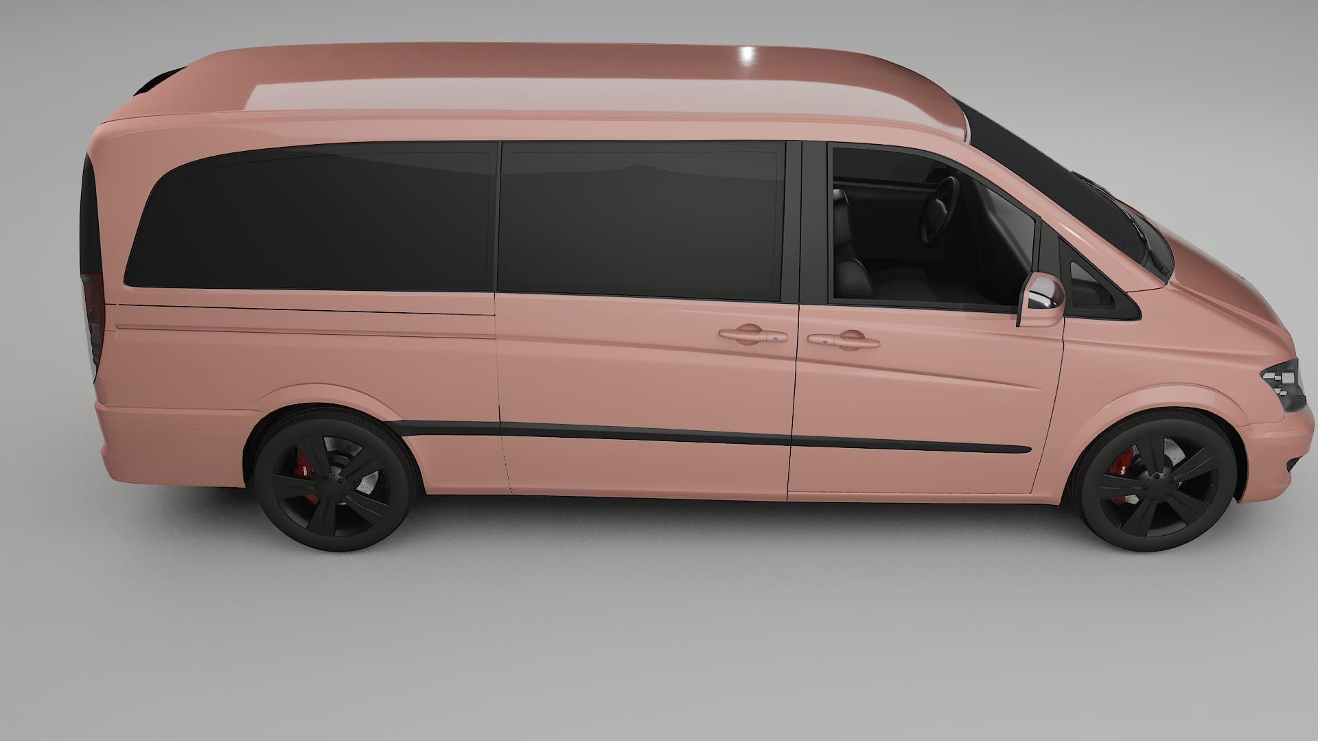 Mercedes Viano Extralong W439 Facelift LCI TPU Lackschutzfolie | BLUSH Farbwechsel PPF – Komplett-Vorgeschnittener Kit