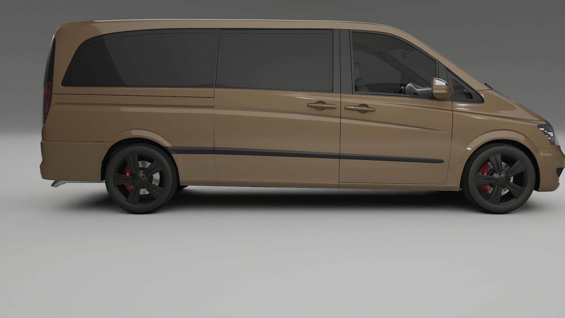 Mercedes Viano Extralong W439 Facelift LCI TPU Lackschutzfolie | SAHARA Farbwechsel PPF – Komplett-Vorgeschnittener Kit