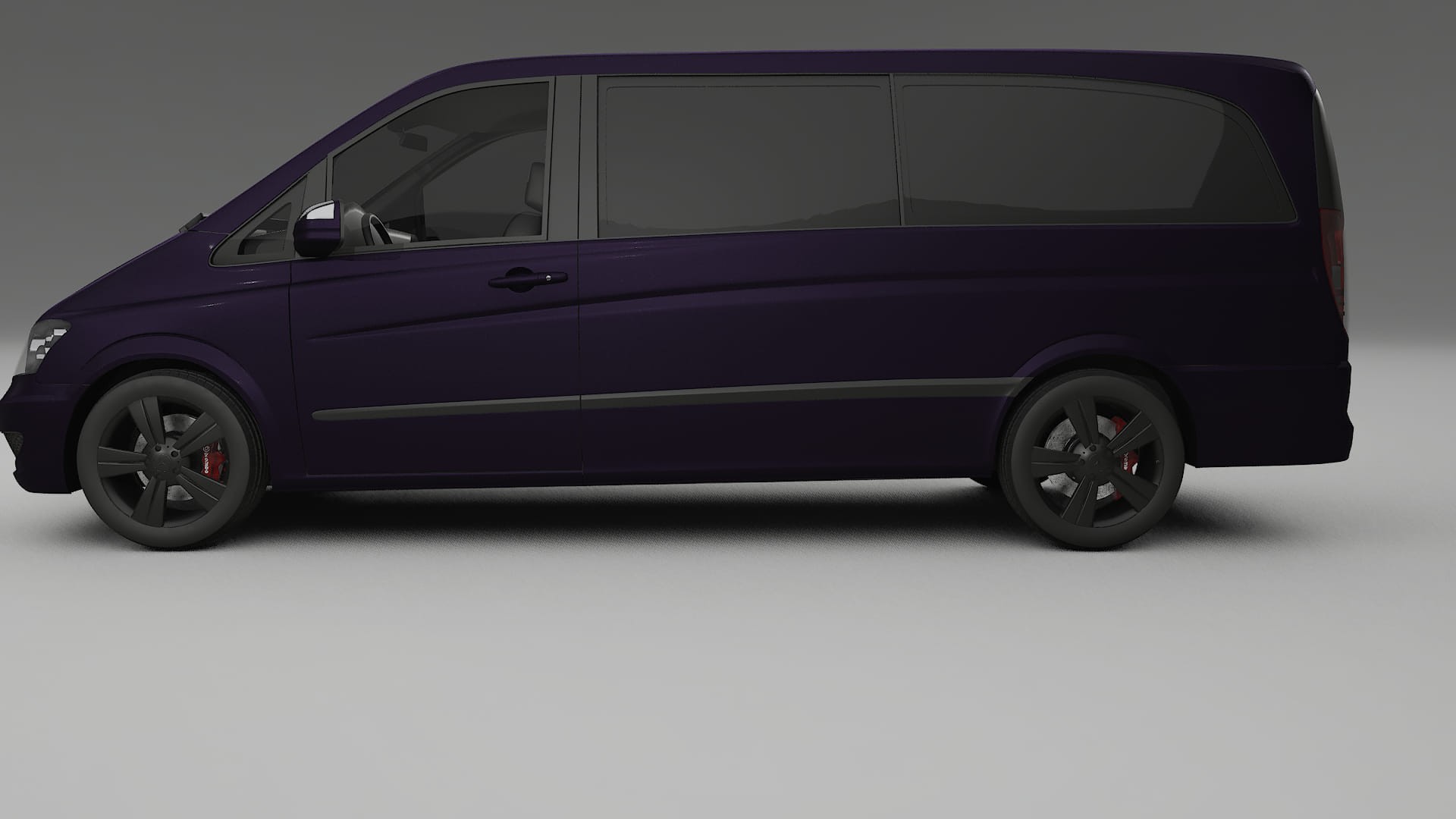 Mercedes Viano Extralong W439 Facelift LCI TPU Lackschutzfolie | VIOLET Farbwechsel PPF – Komplett-Vorgeschnittener Kit 2