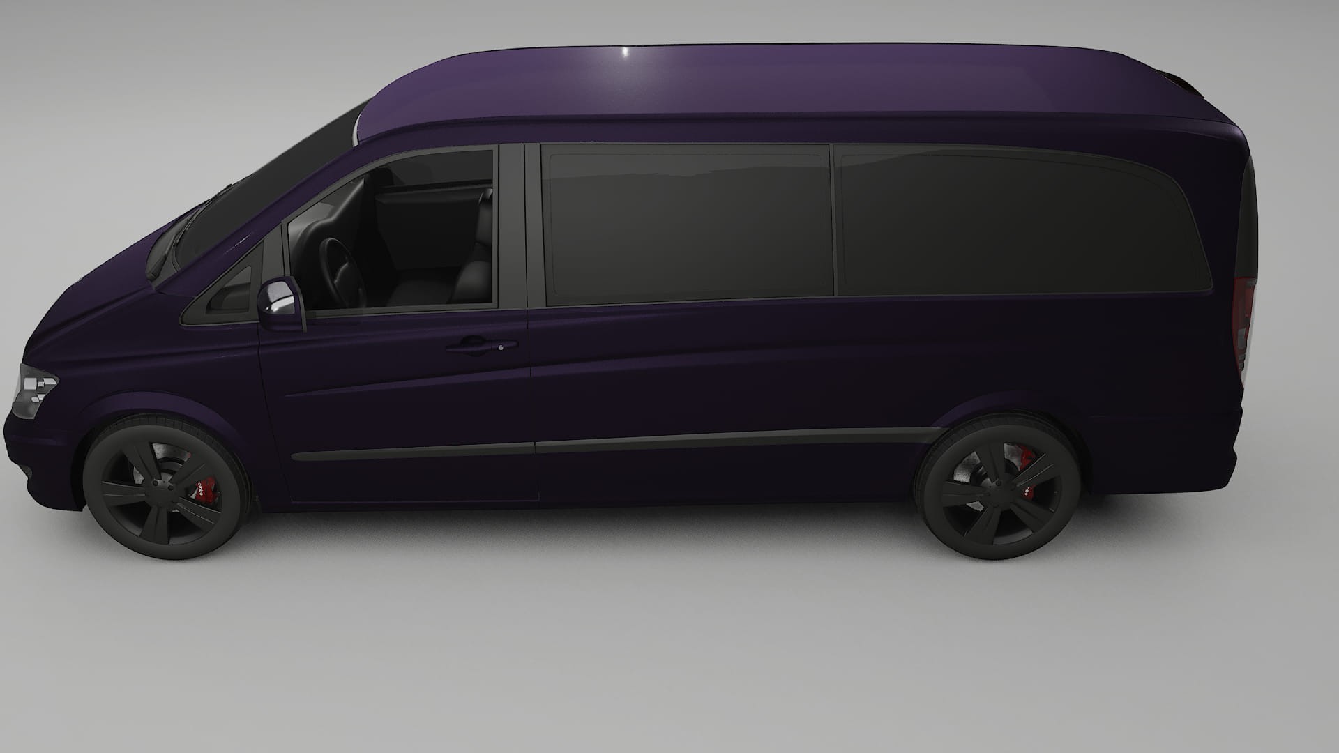 Mercedes Viano Extralong W439 Facelift LCI TPU Lackschutzfolie | VIOLET Farbwechsel PPF – Komplett-Vorgeschnittener Kit