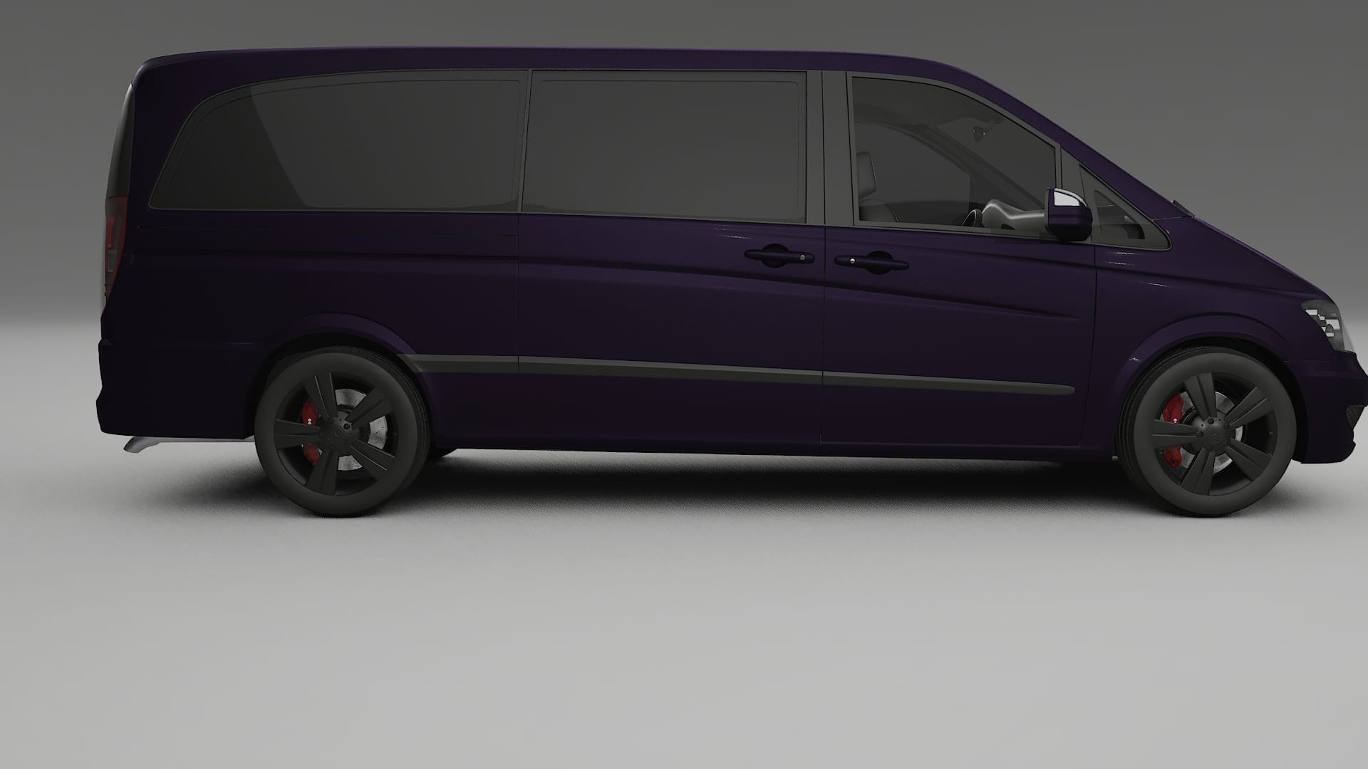 Mercedes Viano Extralong W439 Facelift LCI TPU Lackschutzfolie | VIOLET Farbwechsel PPF – Komplett-Vorgeschnittener Kit