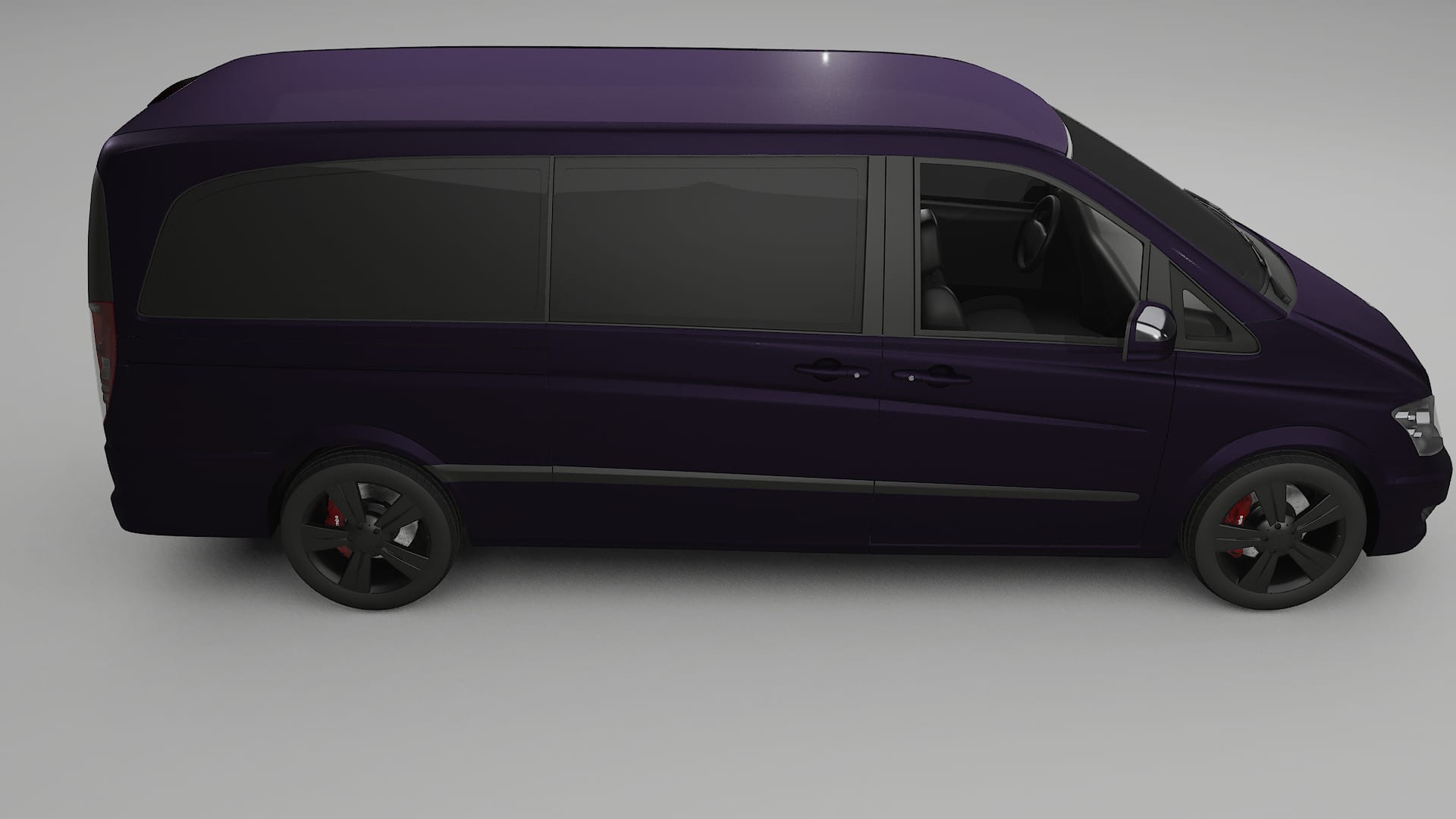 Mercedes Viano Extralong W439 Facelift LCI TPU Lackschutzfolie | VIOLET Farbwechsel PPF – Komplett-Vorgeschnittener Kit