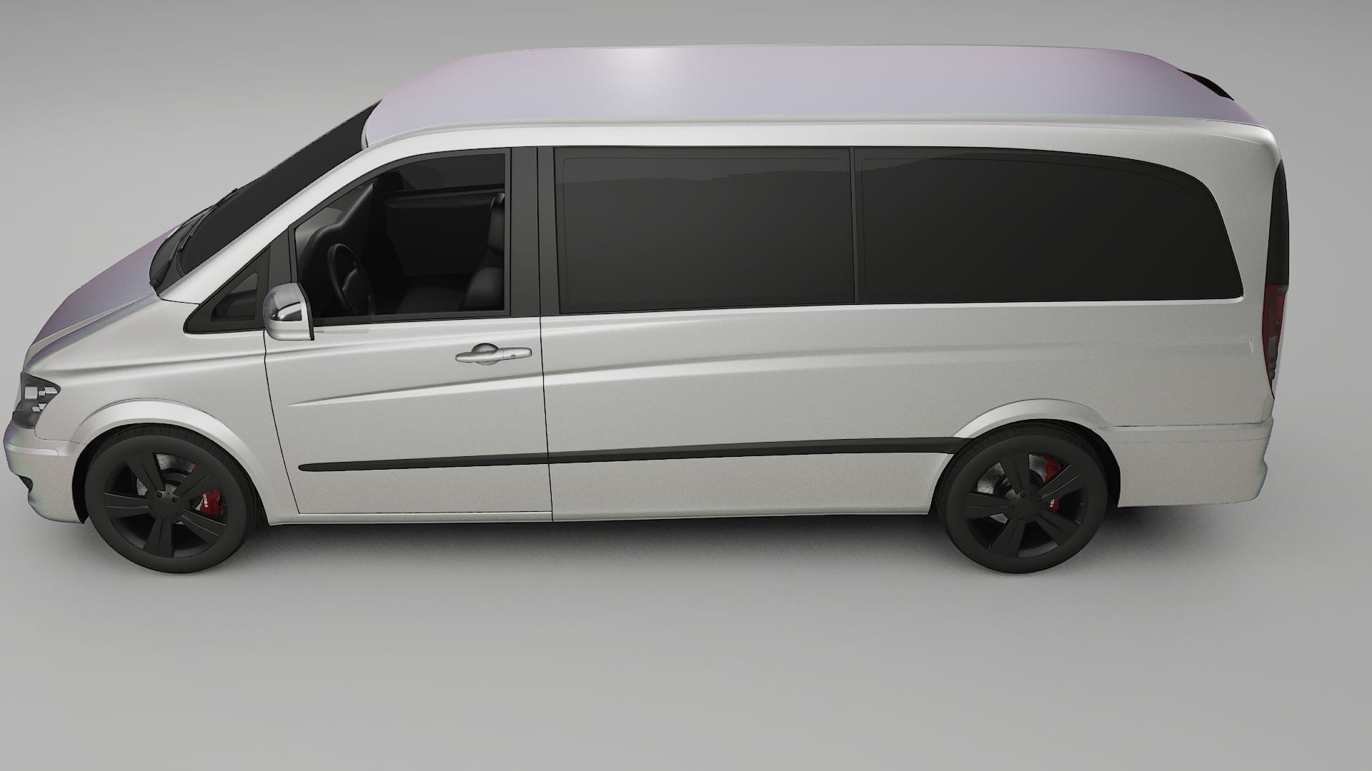 Mercedes Viano Extralong W439 Facelift LCI TPU Lackschutzfolie | NEBULA Farbwechsel PPF – Komplett-Vorgeschnittener Kit