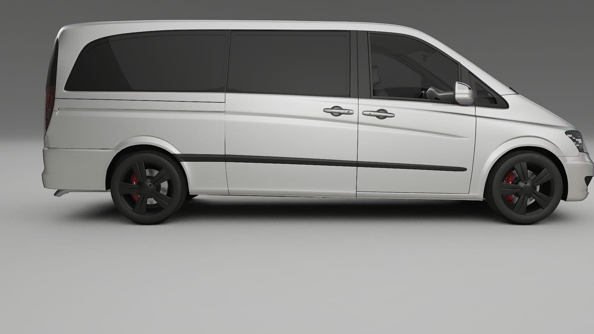 Mercedes Viano Extralong W439 Facelift LCI TPU Lackschutzfolie | NEBULA Farbwechsel PPF – Komplett-Vorgeschnittener Kit