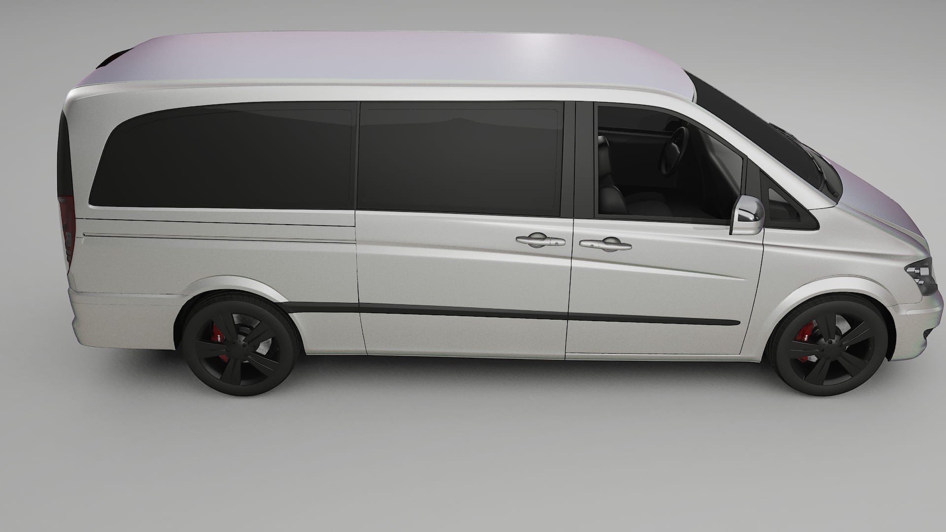 Mercedes Viano Extralong W439 Facelift LCI TPU Lackschutzfolie | NEBULA Farbwechsel PPF – Komplett-Vorgeschnittener Kit