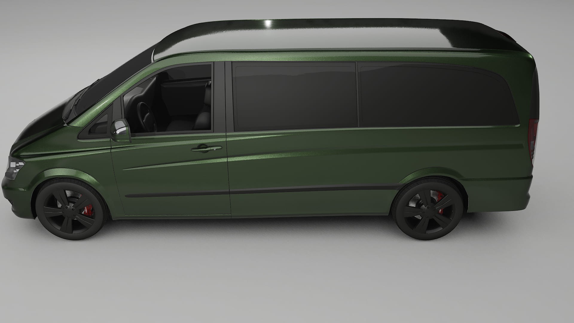 Mercedes Viano Extralong W439 Facelift LCI TPU Lackschutzfolie | LAGOON Farbwechsel PPF – Komplett-Vorgeschnittener Kit
