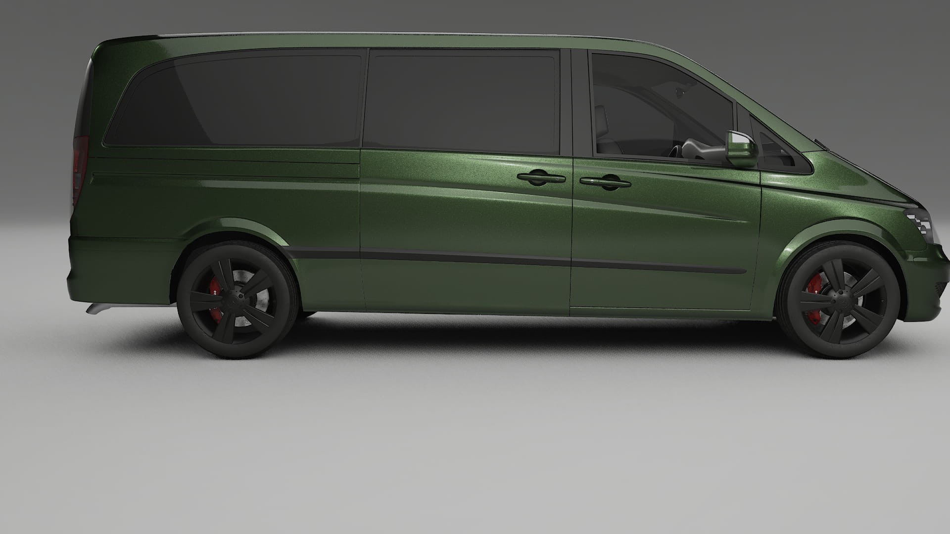 Mercedes Viano Extralong W439 Facelift LCI TPU Lackschutzfolie | LAGOON Farbwechsel PPF – Komplett-Vorgeschnittener Kit