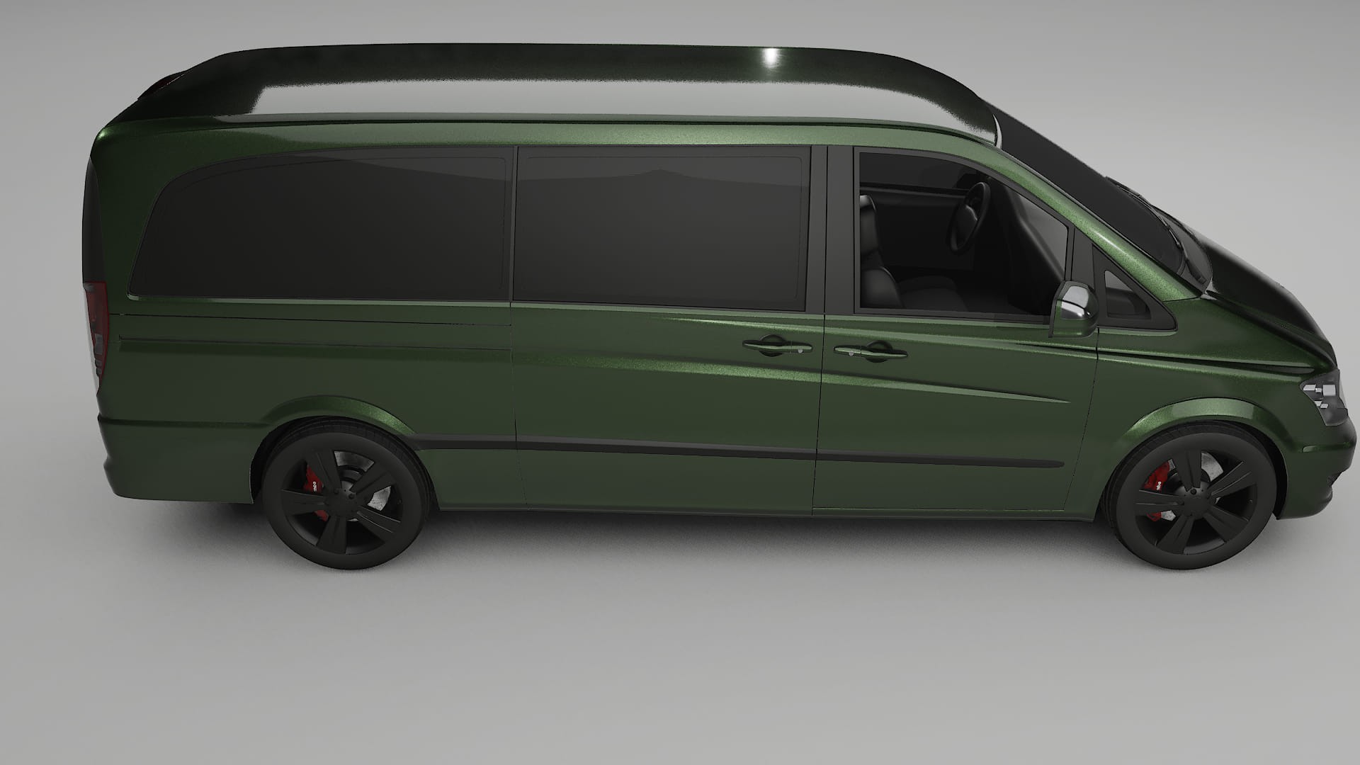 Mercedes Viano Extralong W439 Facelift LCI TPU Lackschutzfolie | LAGOON Farbwechsel PPF – Komplett-Vorgeschnittener Kit