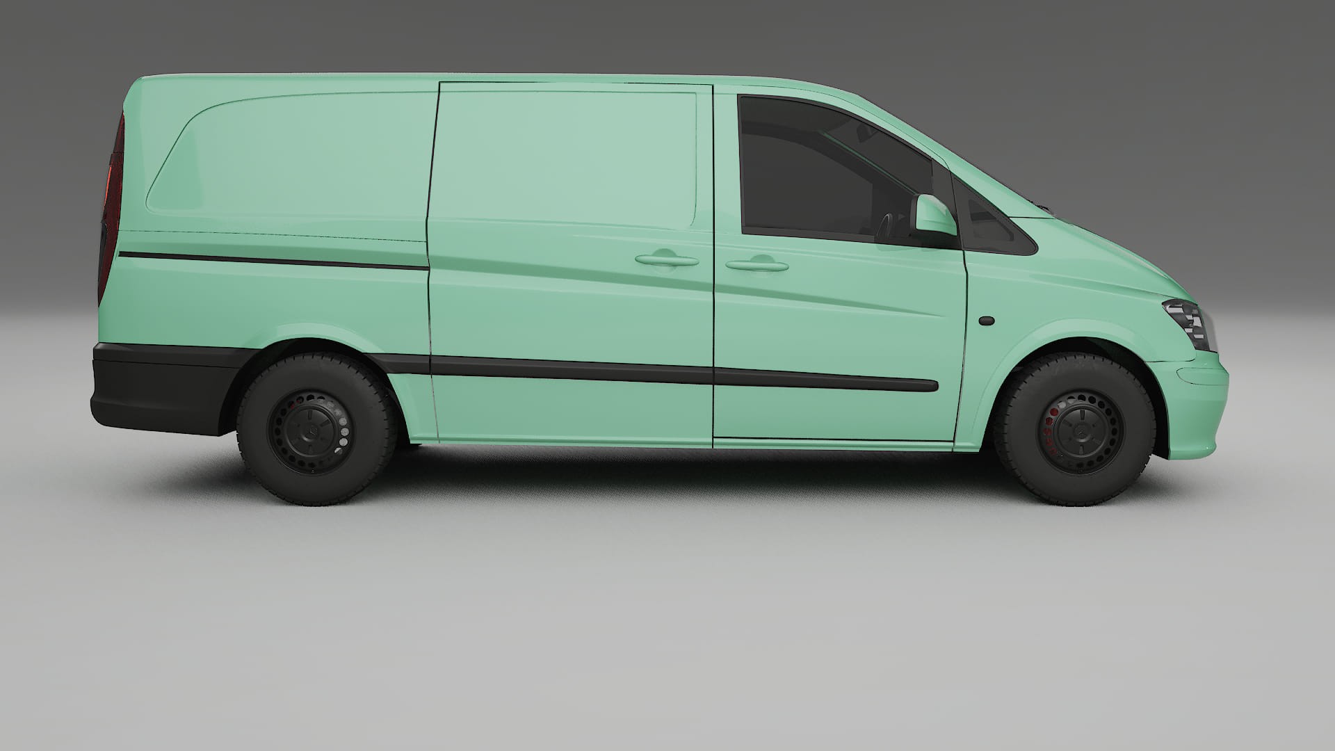 Mercedes Vito Short W639 facelift LCI TPU Lackschutzfolie | DUSTY Farbwechsel PPF – Komplett-Vorgeschnittener Kit