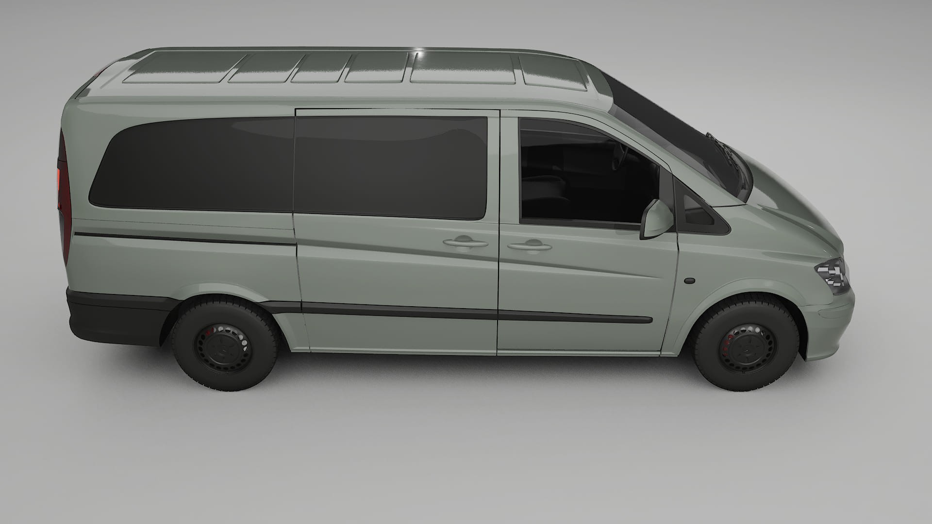 Mercedes Vito Short W639 facelift LCI TPU Lackschutzfolie | SLATE Farbwechsel PPF – Komplett-Vorgeschnittener Kit