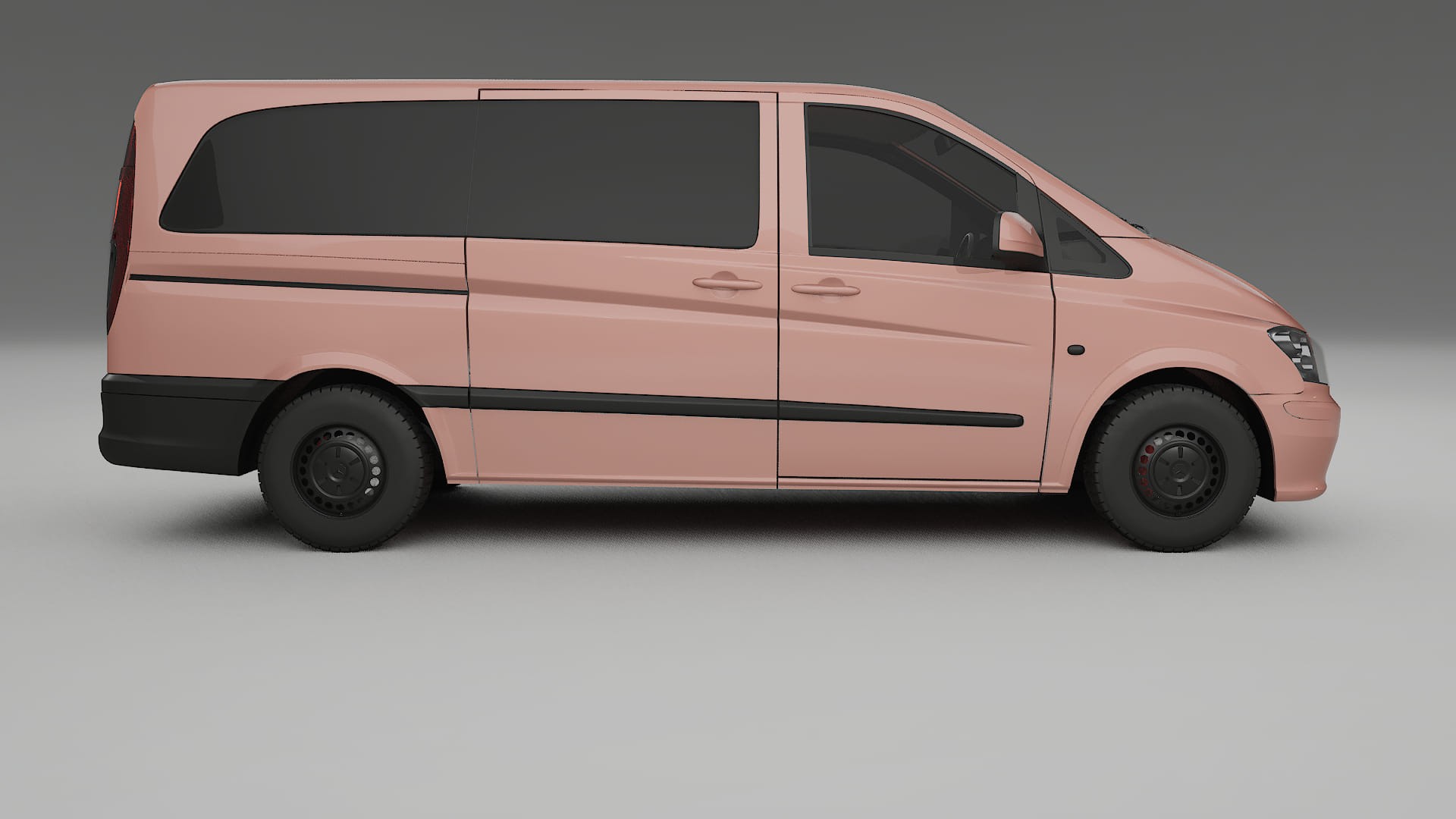 Mercedes Vito Short W639 facelift LCI TPU Lackschutzfolie | BLUSH Farbwechsel PPF – Komplett-Vorgeschnittener Kit