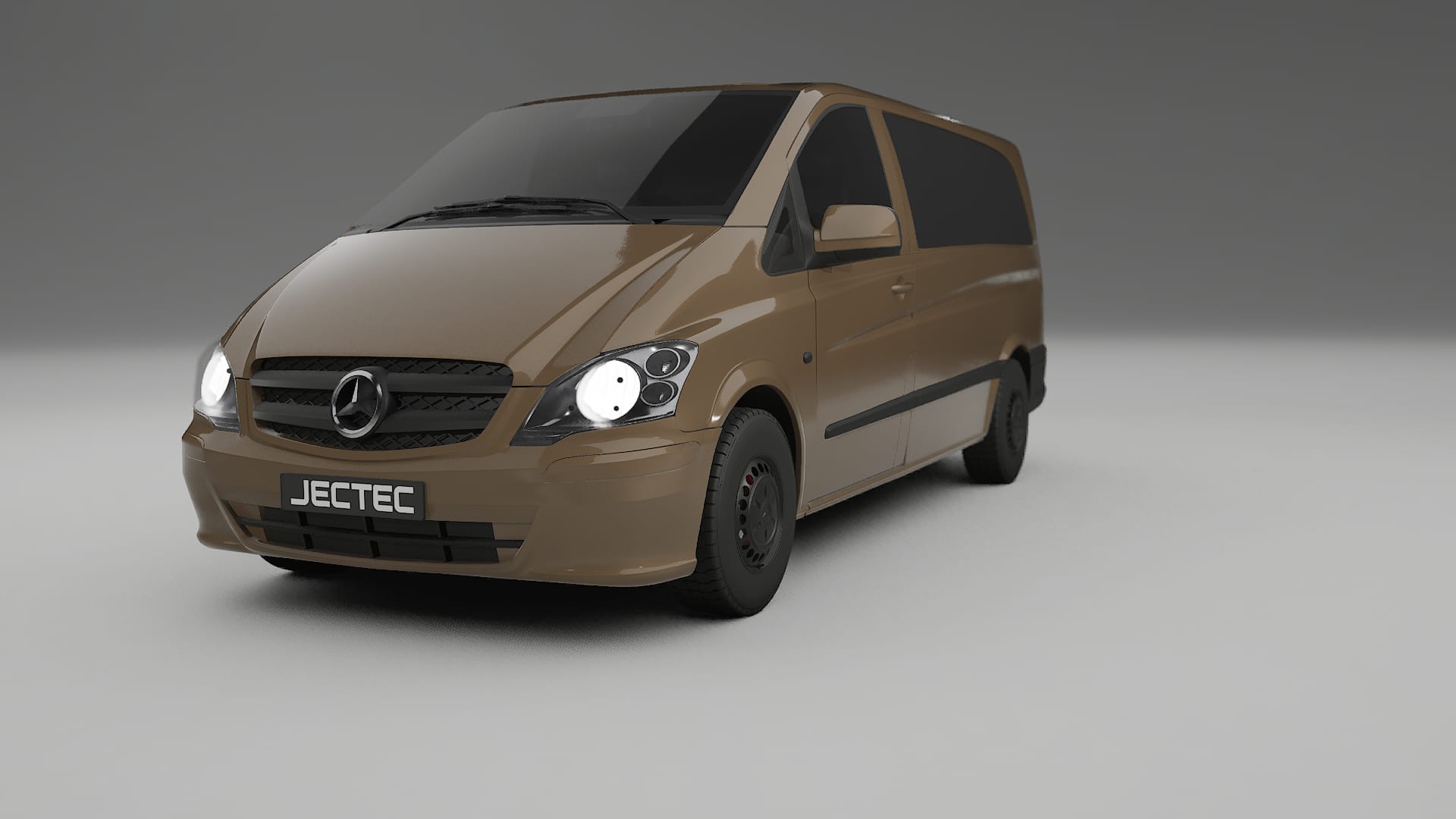 Mercedes Vito Short W639 facelift LCI TPU Lackschutzfolie | SAHARA Farbwechsel PPF – Komplett-Vorgeschnittener Kit