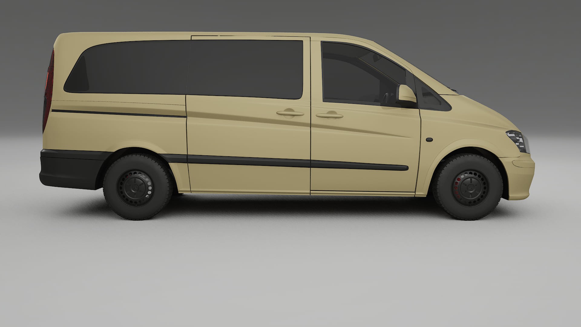 Mercedes Vito Short W639 facelift LCI TPU Lackschutzfolie | SAND Farbwechsel PPF – Komplett-Vorgeschnittener Kit