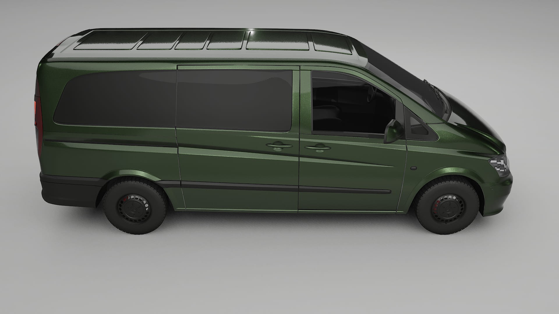 Mercedes Vito Short W639 facelift LCI TPU Lackschutzfolie | LAGOON Farbwechsel PPF – Komplett-Vorgeschnittener Kit