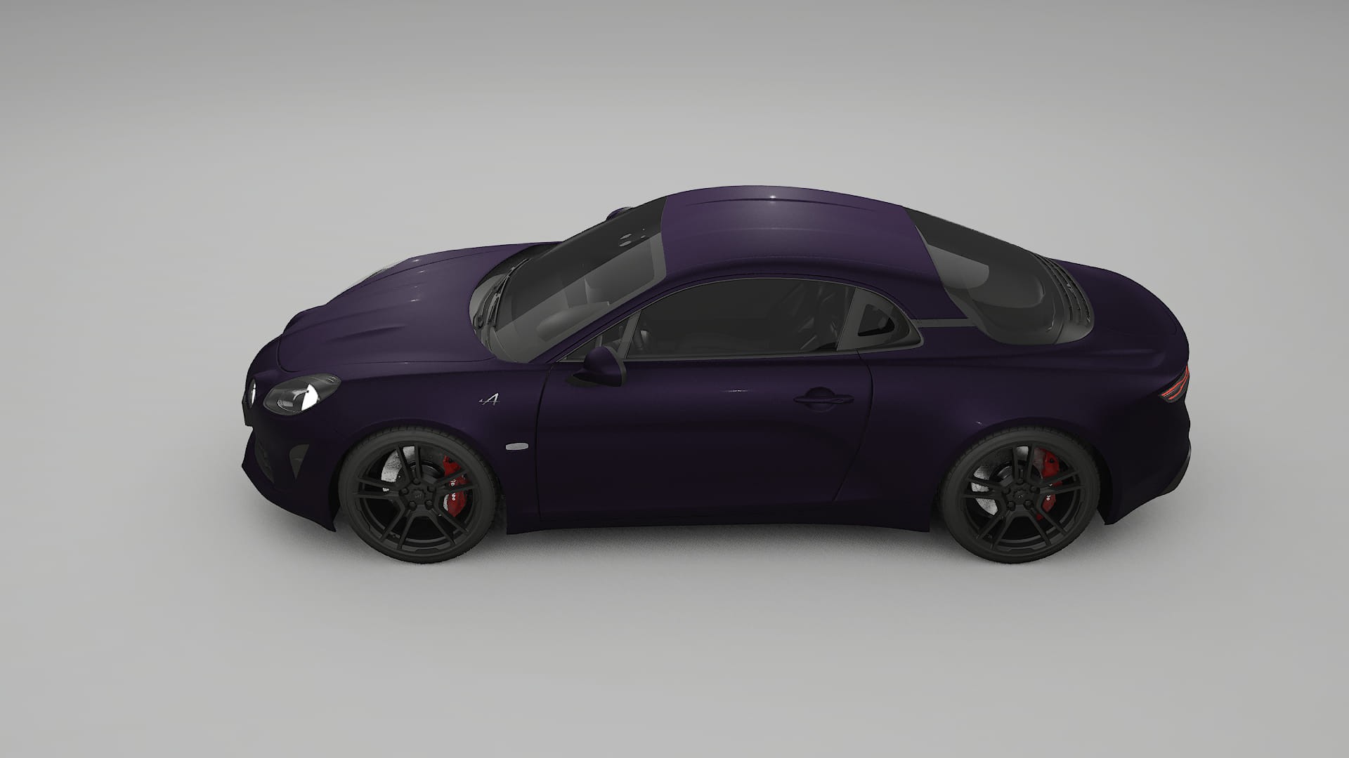 Renault Alpine A110 TPU Lackschutzfolie | VIOLET Farbwechsel PPF – Komplett-Vorgeschnittener Kit