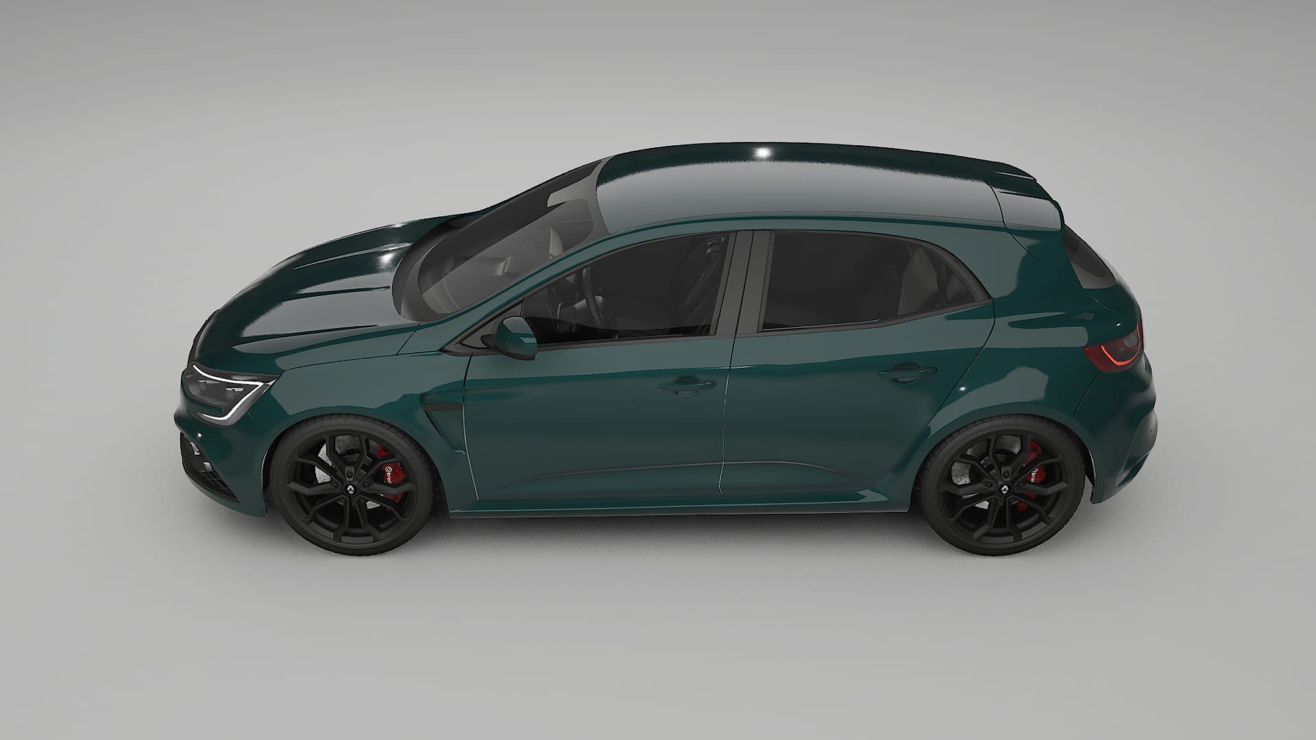 Renault Megane RS IV TPU Lackschutzfolie | INFERNO Farbwechsel PPF – Komplett-Vorgeschnittener Kit