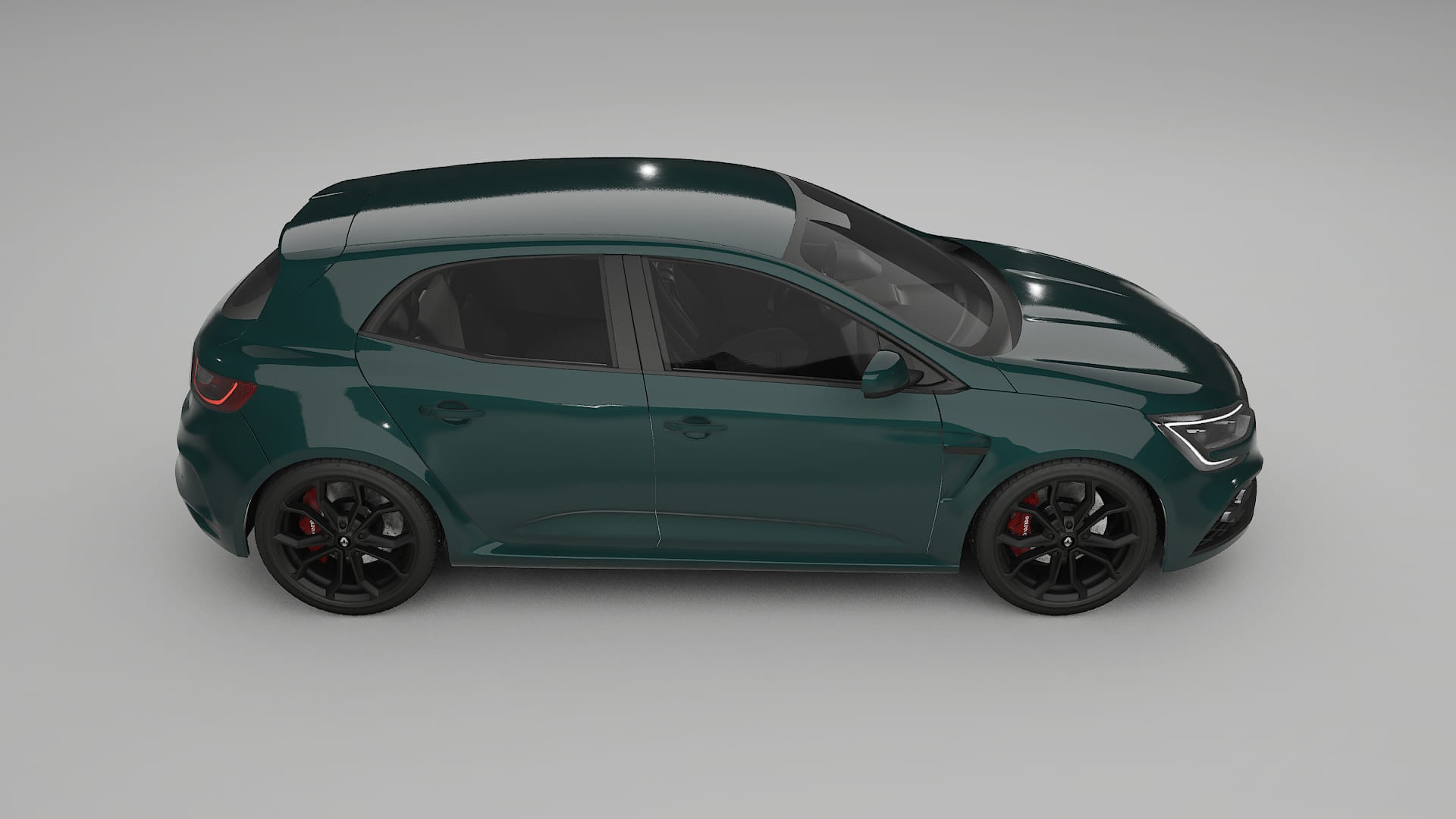 Renault Megane RS IV TPU Lackschutzfolie | INFERNO Farbwechsel PPF – Komplett-Vorgeschnittener Kit
