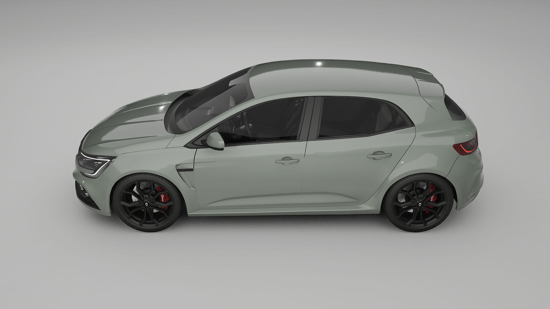 Renault Megane RS IV TPU Lackschutzfolie | SLATE Farbwechsel PPF – Komplett-Vorgeschnittener Kit