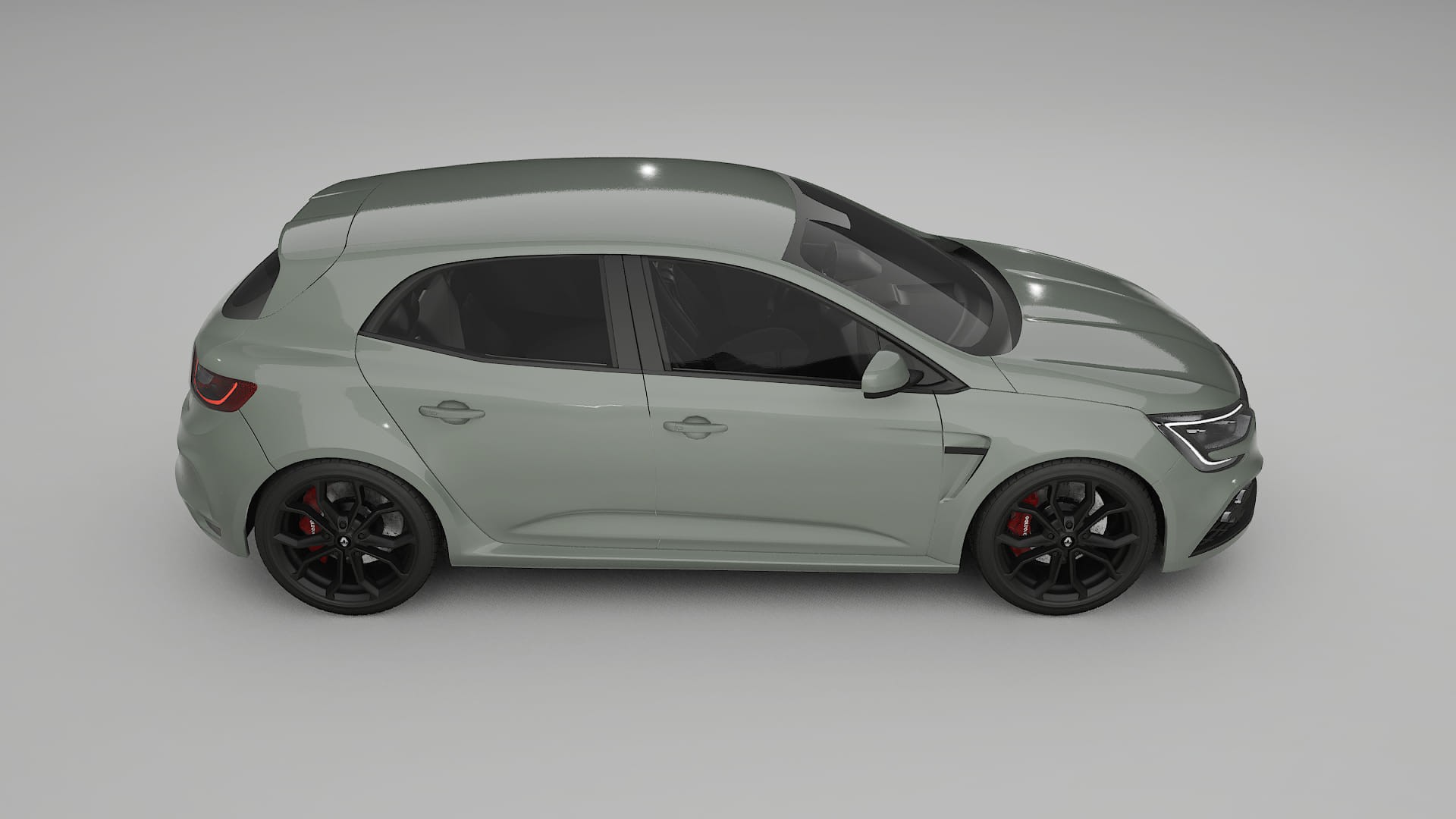 Renault Megane RS IV TPU Lackschutzfolie | SLATE Farbwechsel PPF – Komplett-Vorgeschnittener Kit