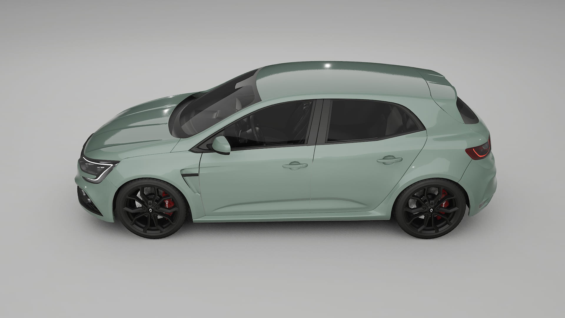Renault Megane RS IV TPU Lackschutzfolie | CINDER Farbwechsel PPF – Komplett-Vorgeschnittener Kit