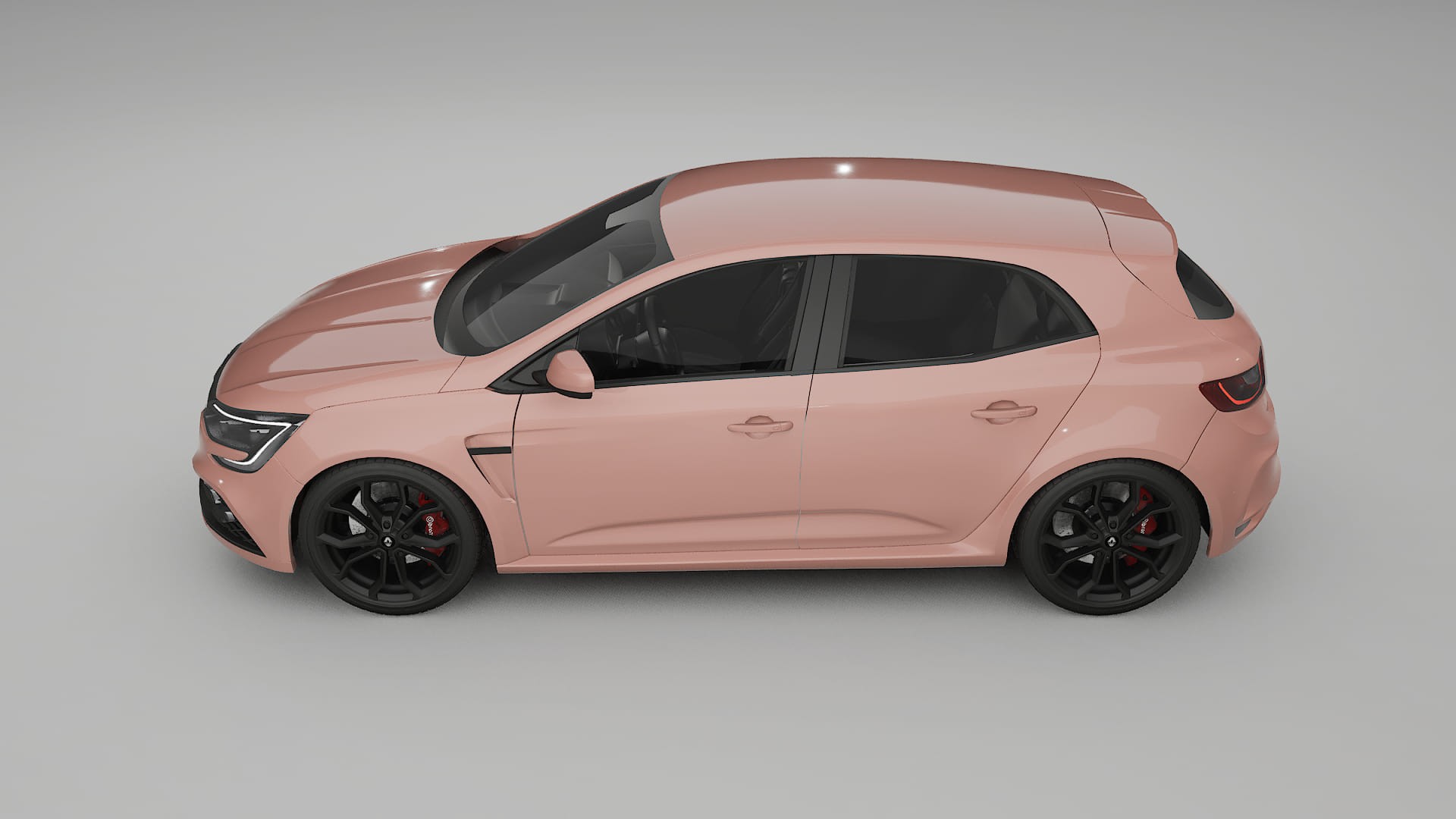 Renault Megane RS IV TPU Lackschutzfolie | BLUSH Farbwechsel PPF – Komplett-Vorgeschnittener Kit