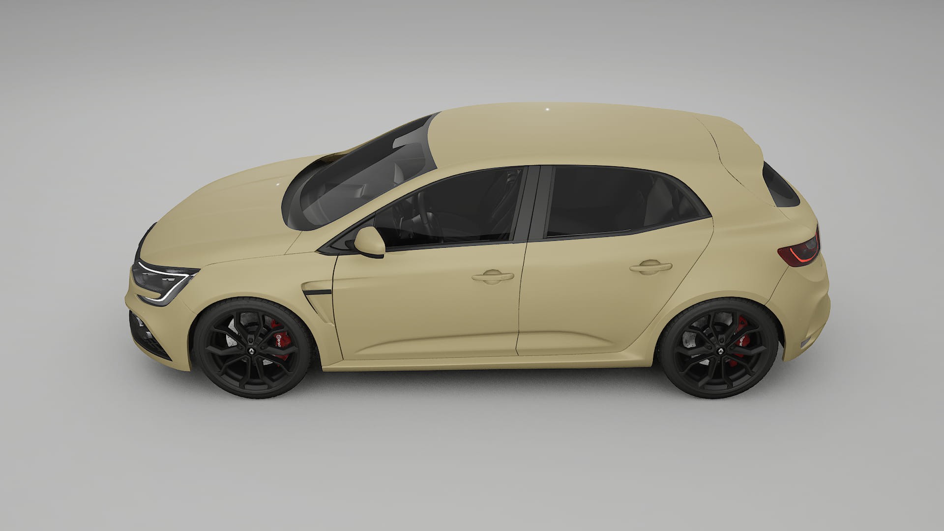 Renault Megane RS IV TPU Lackschutzfolie | SAND Farbwechsel PPF – Komplett-Vorgeschnittener Kit