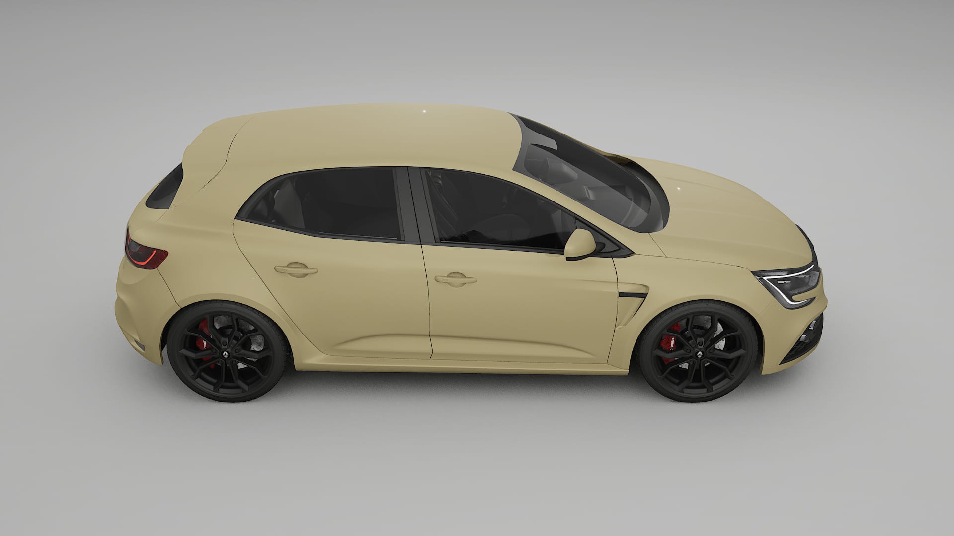 Renault Megane RS IV TPU Lackschutzfolie | SAND Farbwechsel PPF – Komplett-Vorgeschnittener Kit