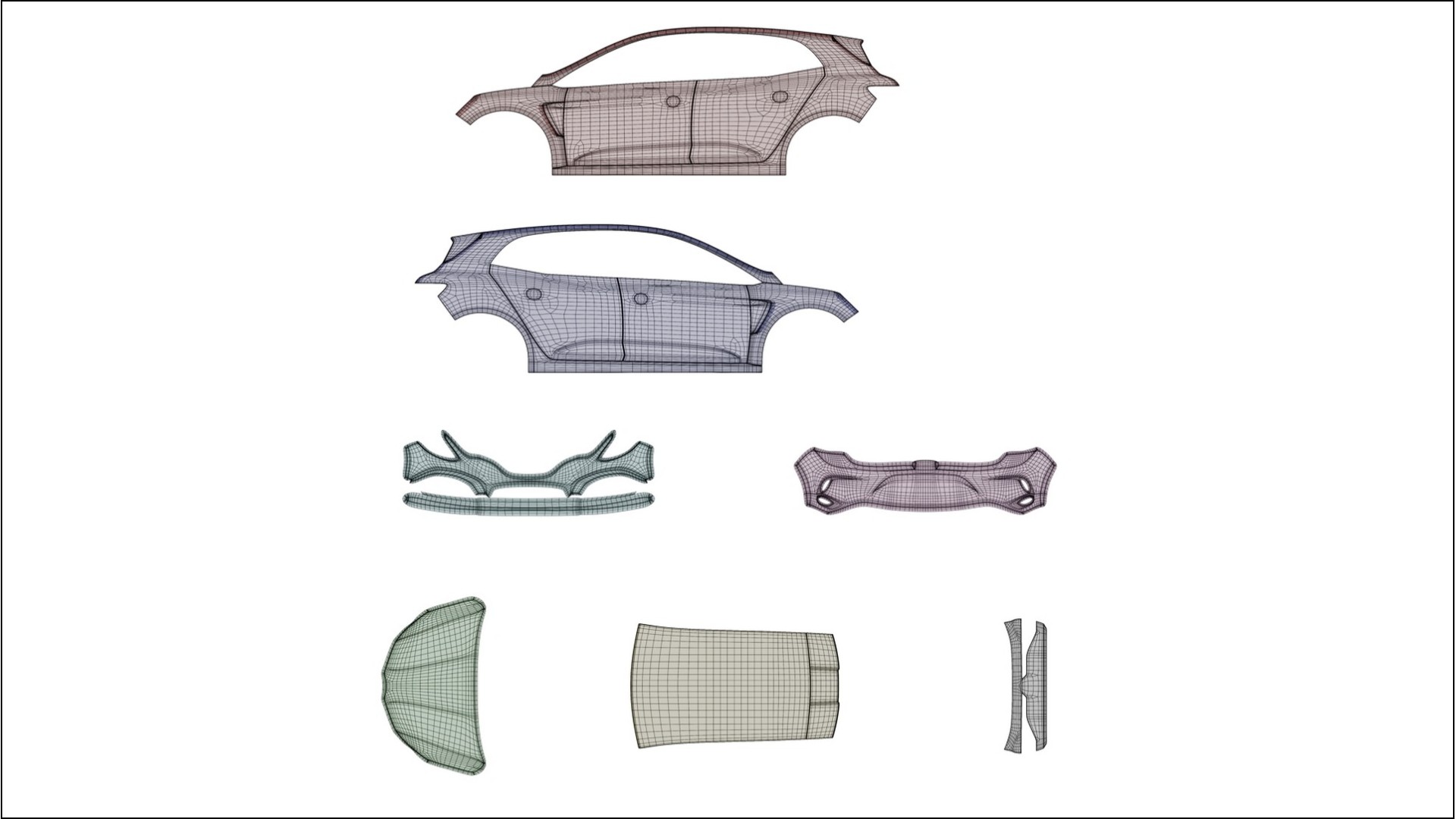 Renault Megane RS IV TPU Lackschutzfolie | VIOLET Farbwechsel PPF – Komplett-Vorgeschnittener Kit
