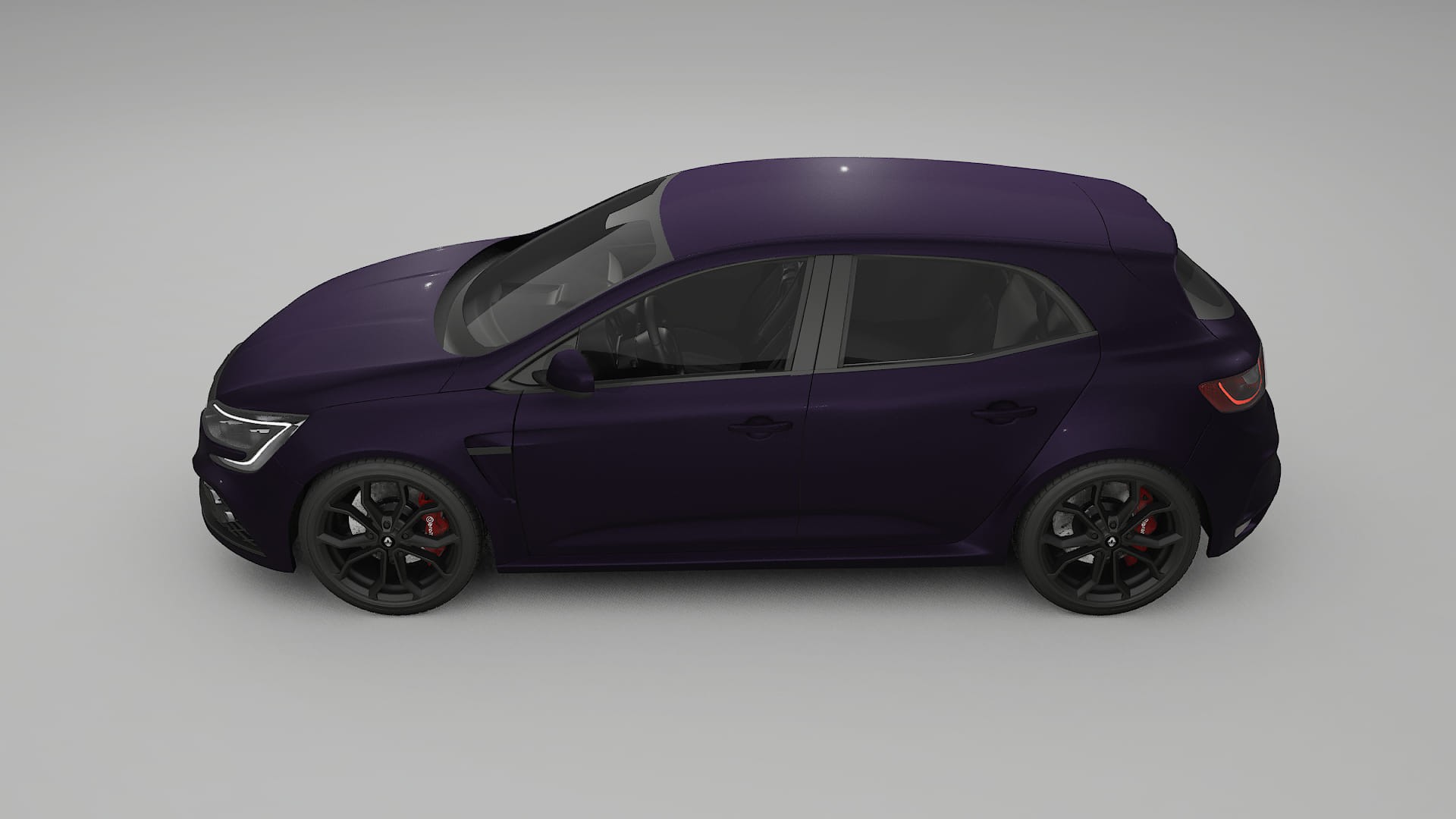 Renault Megane RS IV TPU Lackschutzfolie | VIOLET Farbwechsel PPF – Komplett-Vorgeschnittener Kit