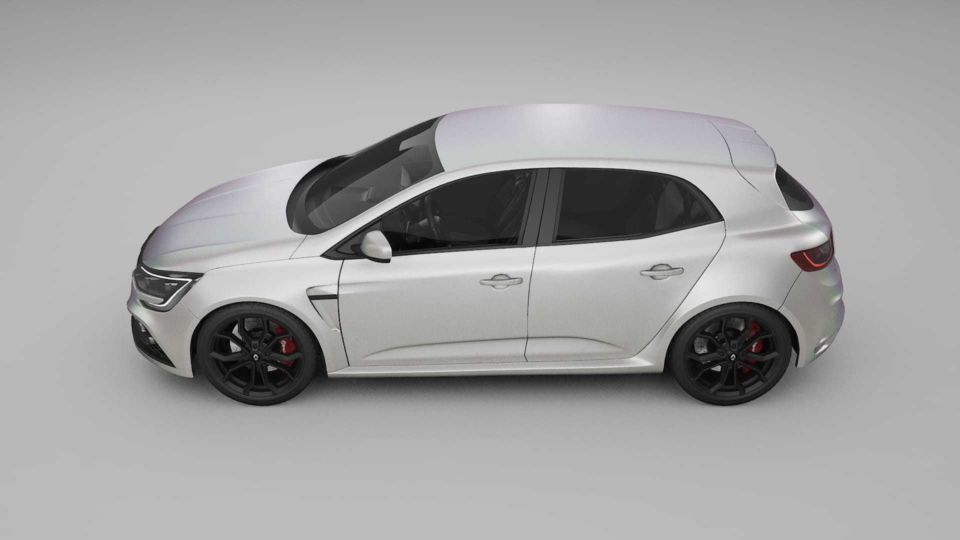 Renault Megane RS IV TPU Lackschutzfolie | NEBULA Farbwechsel PPF – Komplett-Vorgeschnittener Kit
