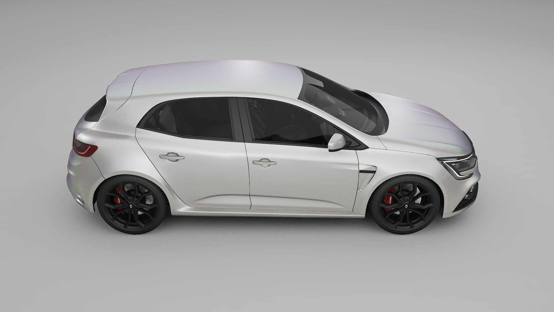 Renault Megane RS IV TPU Lackschutzfolie | NEBULA Farbwechsel PPF – Komplett-Vorgeschnittener Kit