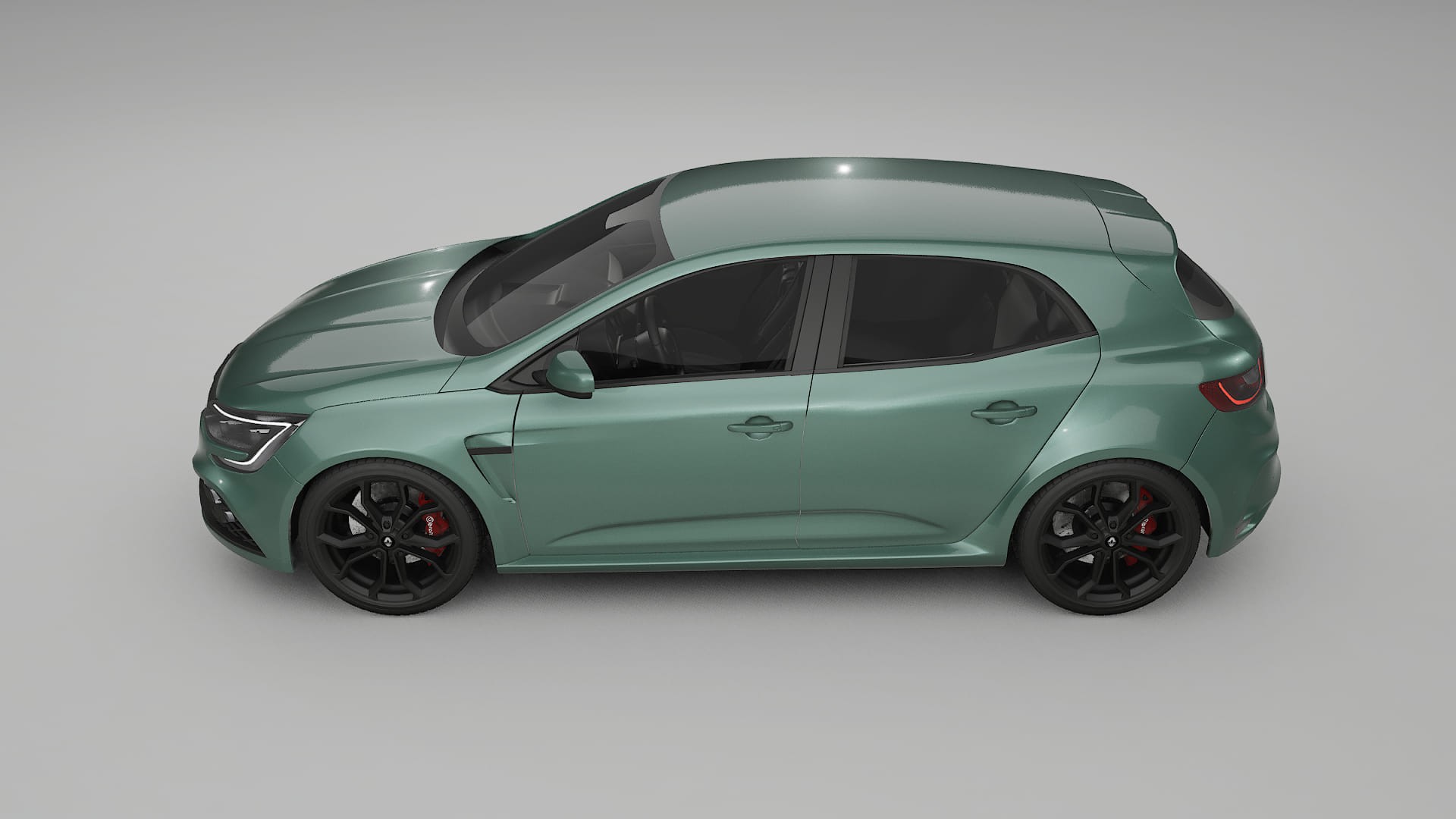 Renault Megane RS IV TPU Lackschutzfolie | EVERGREEN Farbwechsel PPF – Komplett-Vorgeschnittener Kit