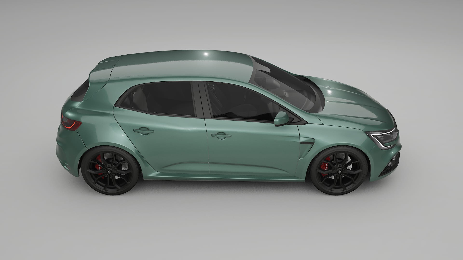 Renault Megane RS IV TPU Lackschutzfolie | EVERGREEN Farbwechsel PPF – Komplett-Vorgeschnittener Kit