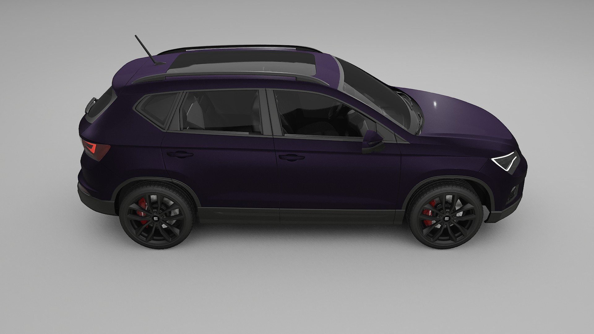 Seat Ateca KH7 TPU Lackschutzfolie | VIOLET Farbwechsel PPF – Komplett-Vorgeschnittener Kit