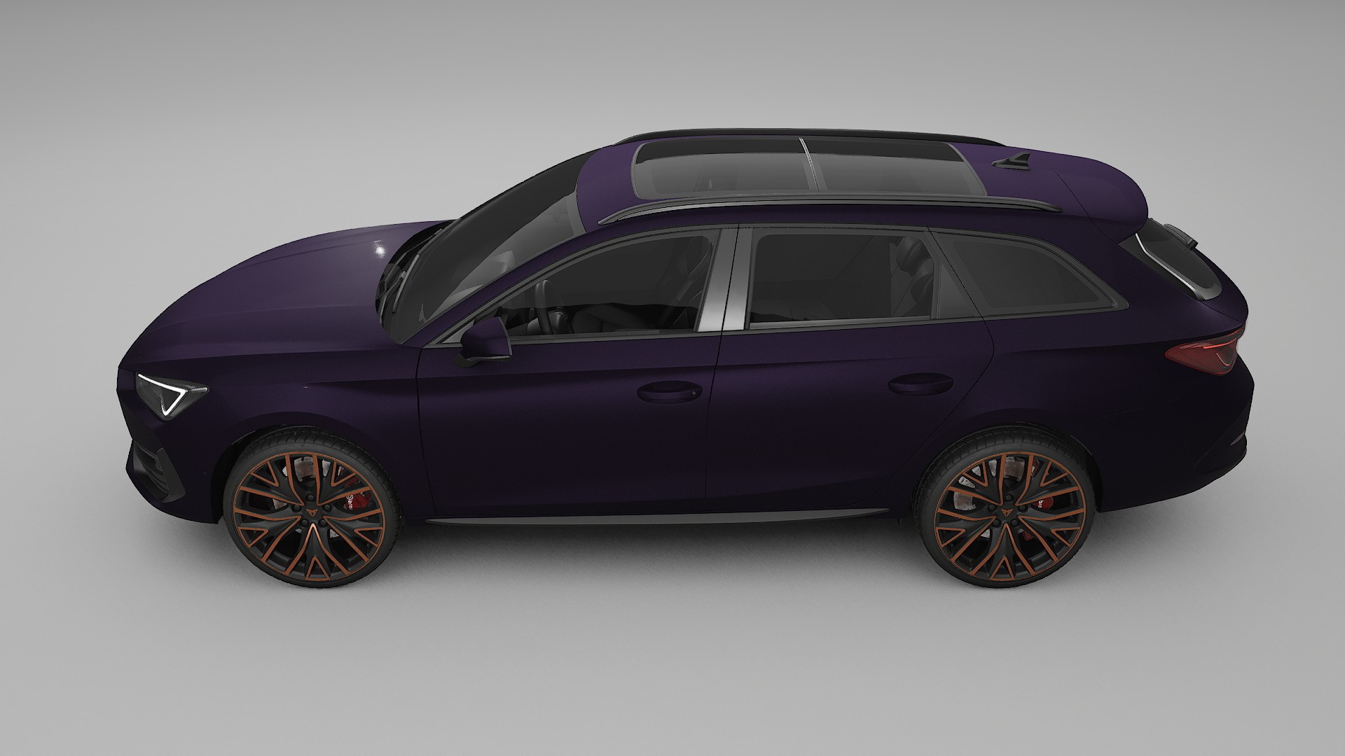 Seat Leon Cupra KL TPU Lackschutzfolie | VIOLET Farbwechsel PPF – Komplett-Vorgeschnittener Kit
