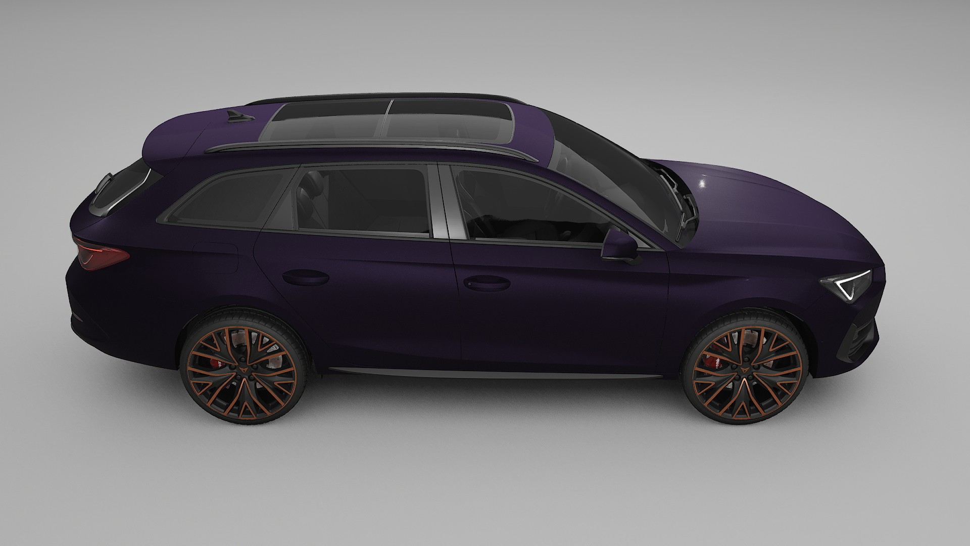 Seat Leon Cupra KL TPU Lackschutzfolie | VIOLET Farbwechsel PPF – Komplett-Vorgeschnittener Kit