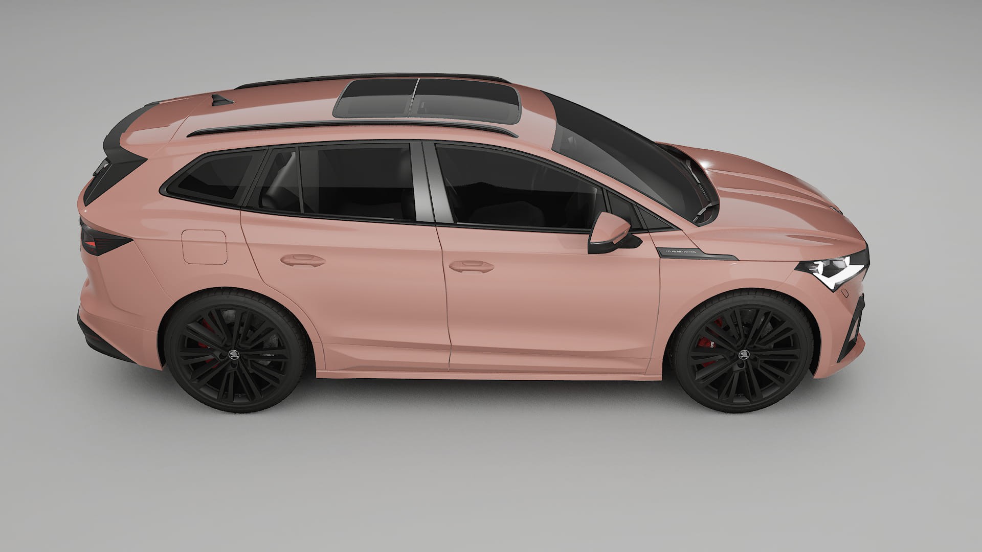 Škoda Enyaq MEB TPU Lackschutzfolie | BLUSH Farbwechsel PPF – Komplett-Vorgeschnittener Kit