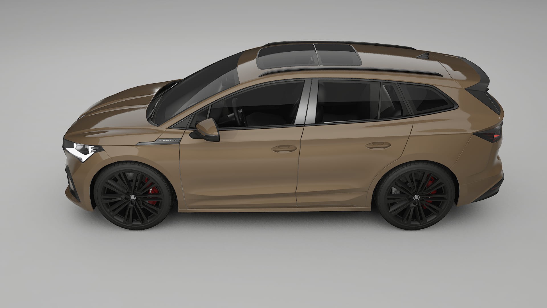 Škoda Enyaq MEB TPU Lackschutzfolie | SAHARA Farbwechsel PPF – Komplett-Vorgeschnittener Kit