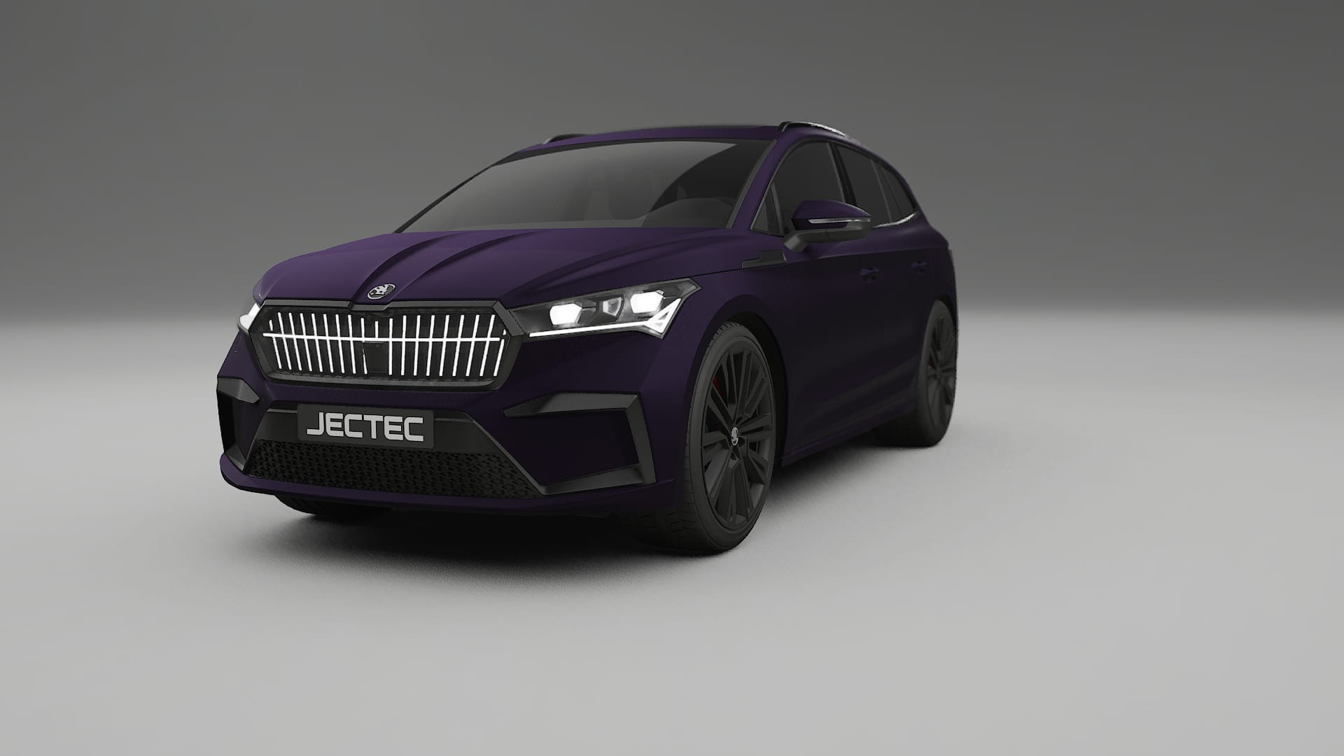 Škoda Enyaq MEB TPU Lackschutzfolie | VIOLET Farbwechsel PPF – Komplett-Vorgeschnittener Kit