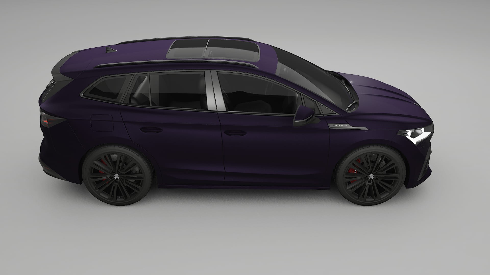 Škoda Enyaq MEB TPU Lackschutzfolie | VIOLET Farbwechsel PPF – Komplett-Vorgeschnittener Kit