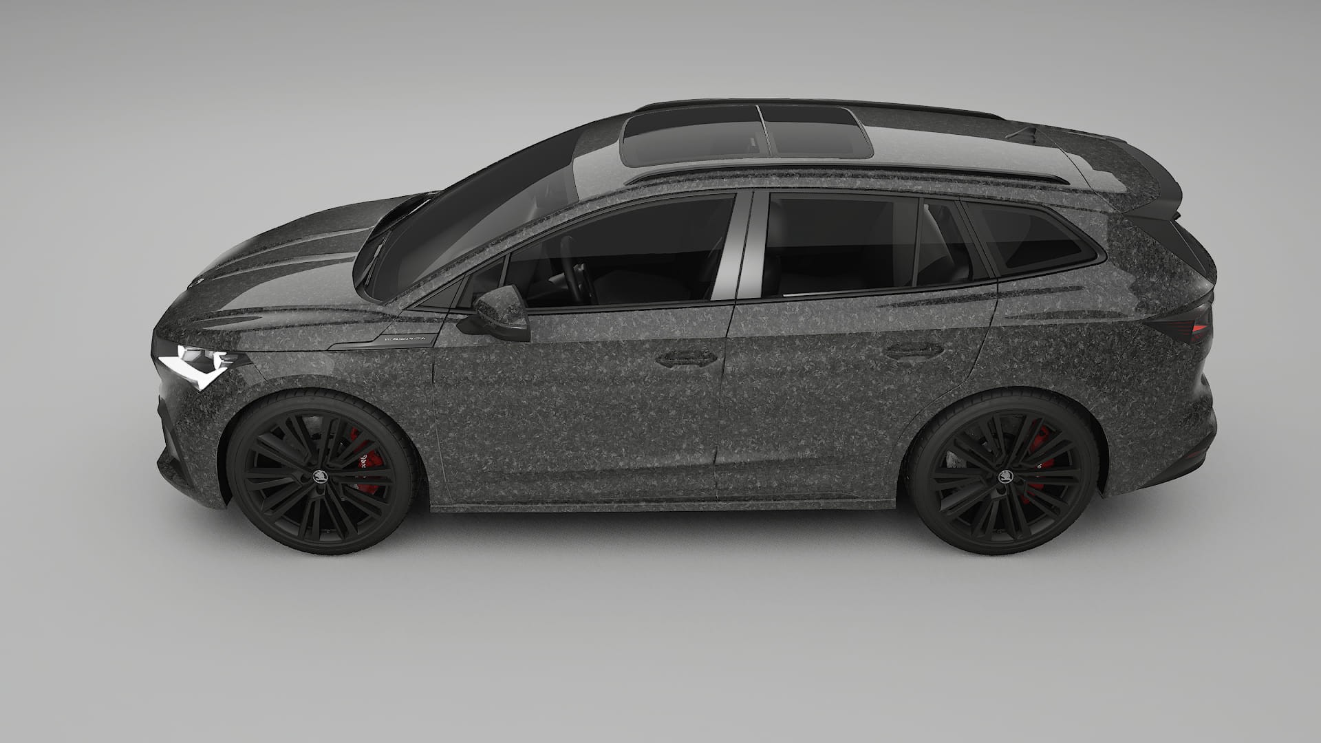Škoda Enyaq MEB TPU Lackschutzfolie | FORGED S Farbwechsel PPF – Komplett-Vorgeschnittener Kit