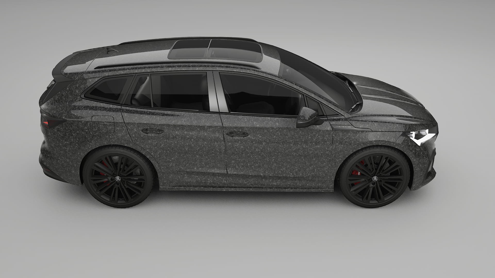 Škoda Enyaq MEB TPU Lackschutzfolie | FORGED S Farbwechsel PPF – Komplett-Vorgeschnittener Kit