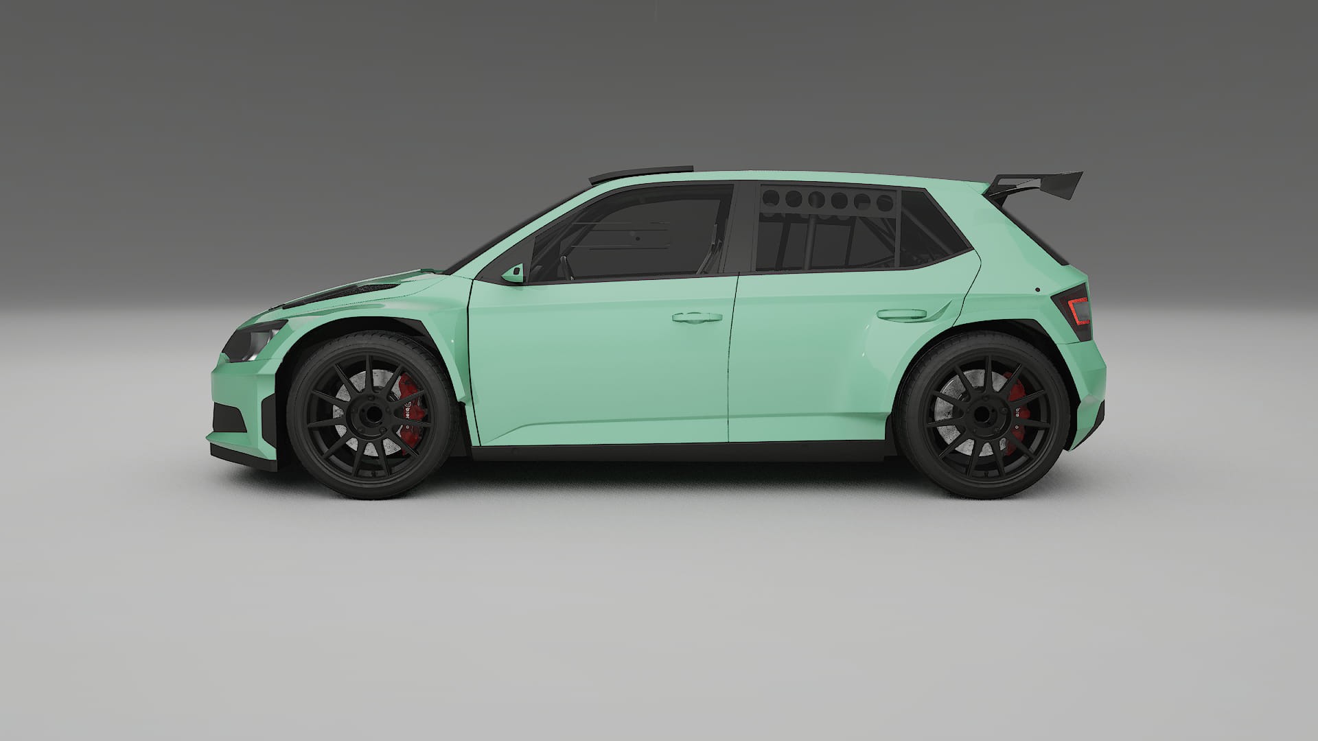 Škoda Fabia R5 6V TPU Lackschutzfolie | DUSTY Farbwechsel PPF – Komplett-Vorgeschnittener Kit