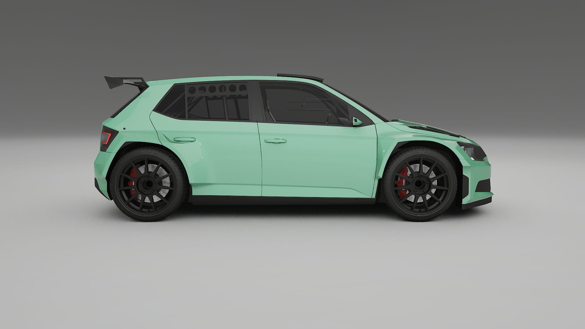 Škoda Fabia R5 6V TPU Lackschutzfolie | DUSTY Farbwechsel PPF – Komplett-Vorgeschnittener Kit