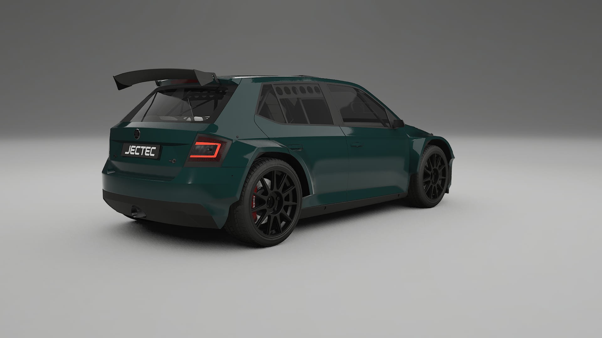 Škoda Fabia R5 6V TPU Lackschutzfolie | INFERNO Farbwechsel PPF – Komplett-Vorgeschnittener Kit