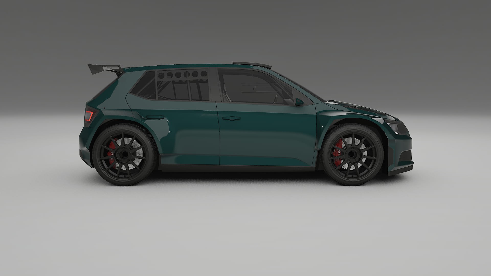 Škoda Fabia R5 6V TPU Lackschutzfolie | INFERNO Farbwechsel PPF – Komplett-Vorgeschnittener Kit