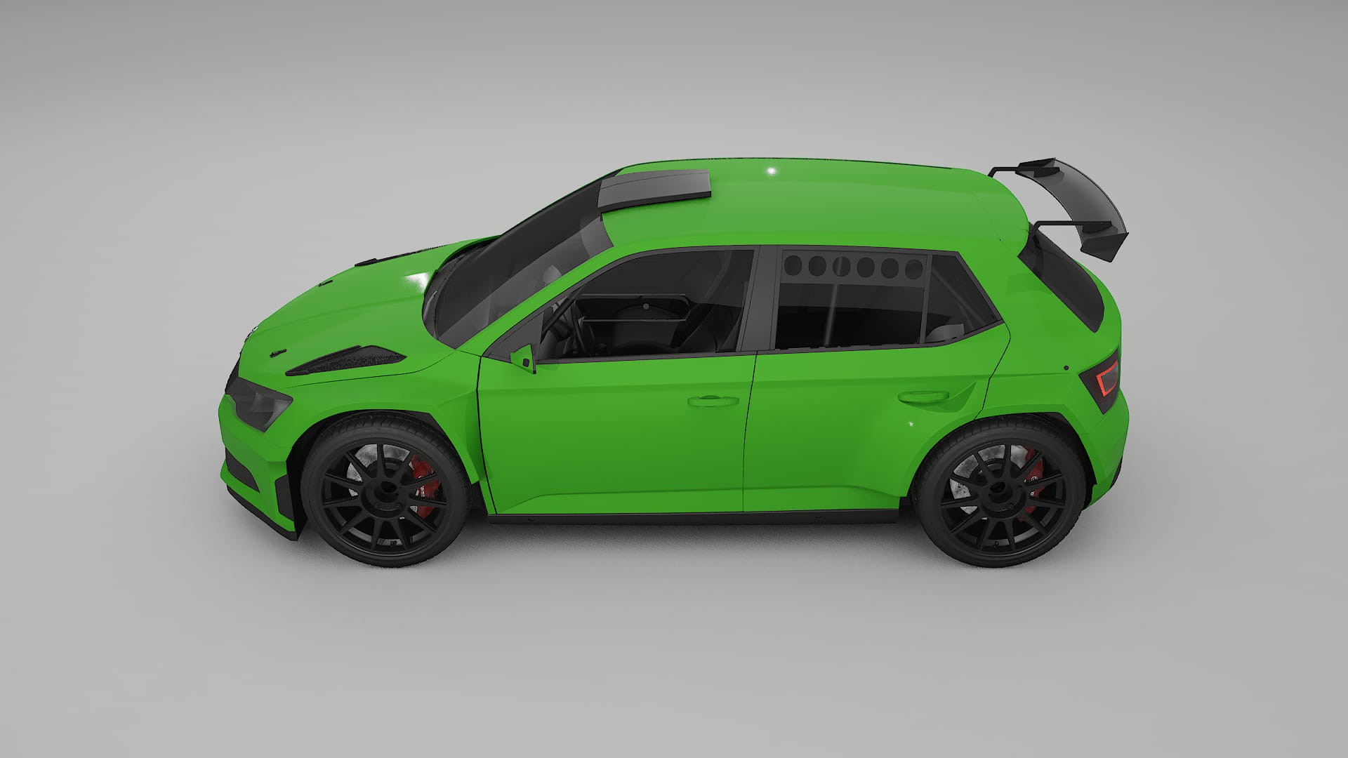 Škoda Fabia R5 6V TPU Lackschutzfolie | VENOM Farbwechsel PPF – Komplett-Vorgeschnittener Kit